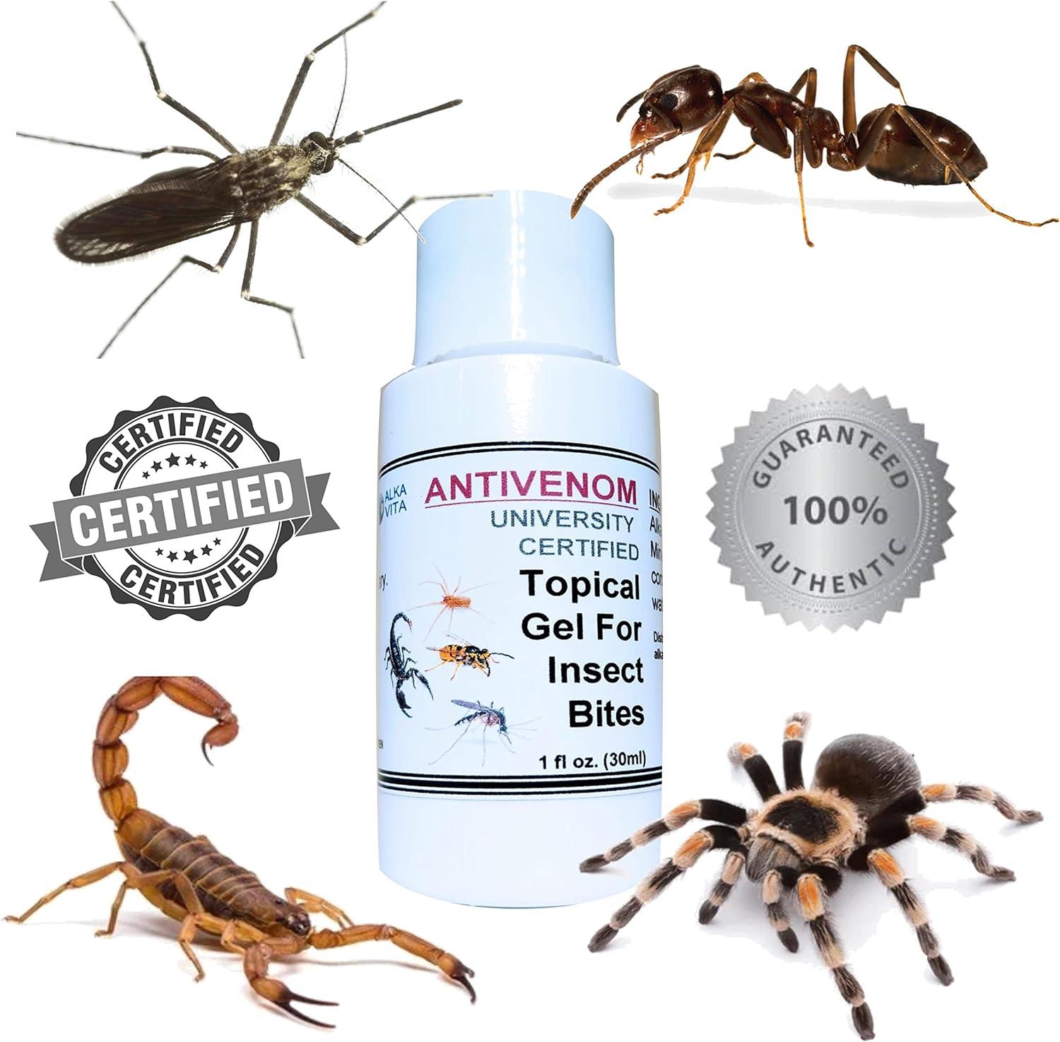 Insect Bites Antivenom Gel Topical Treatment for Mosquito, Spiders