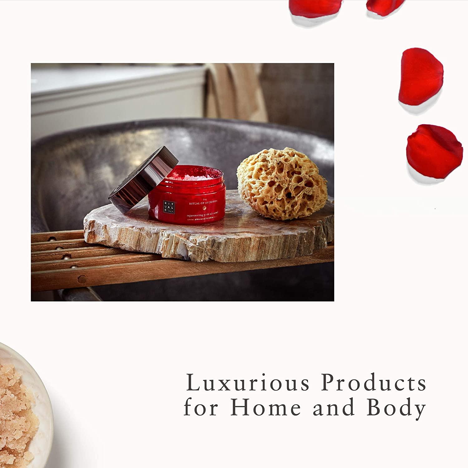 RITUALS Ayurveda Body Scrub with Punjabi Pink Salt & Sweet Almond 10.5 Oz