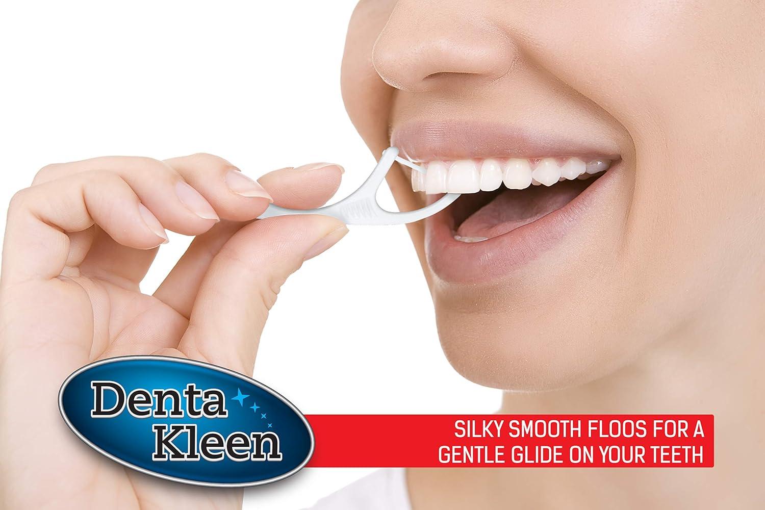 Dental Floss Sticks Interdental Floss Picks 75 Soft Floss Harps for