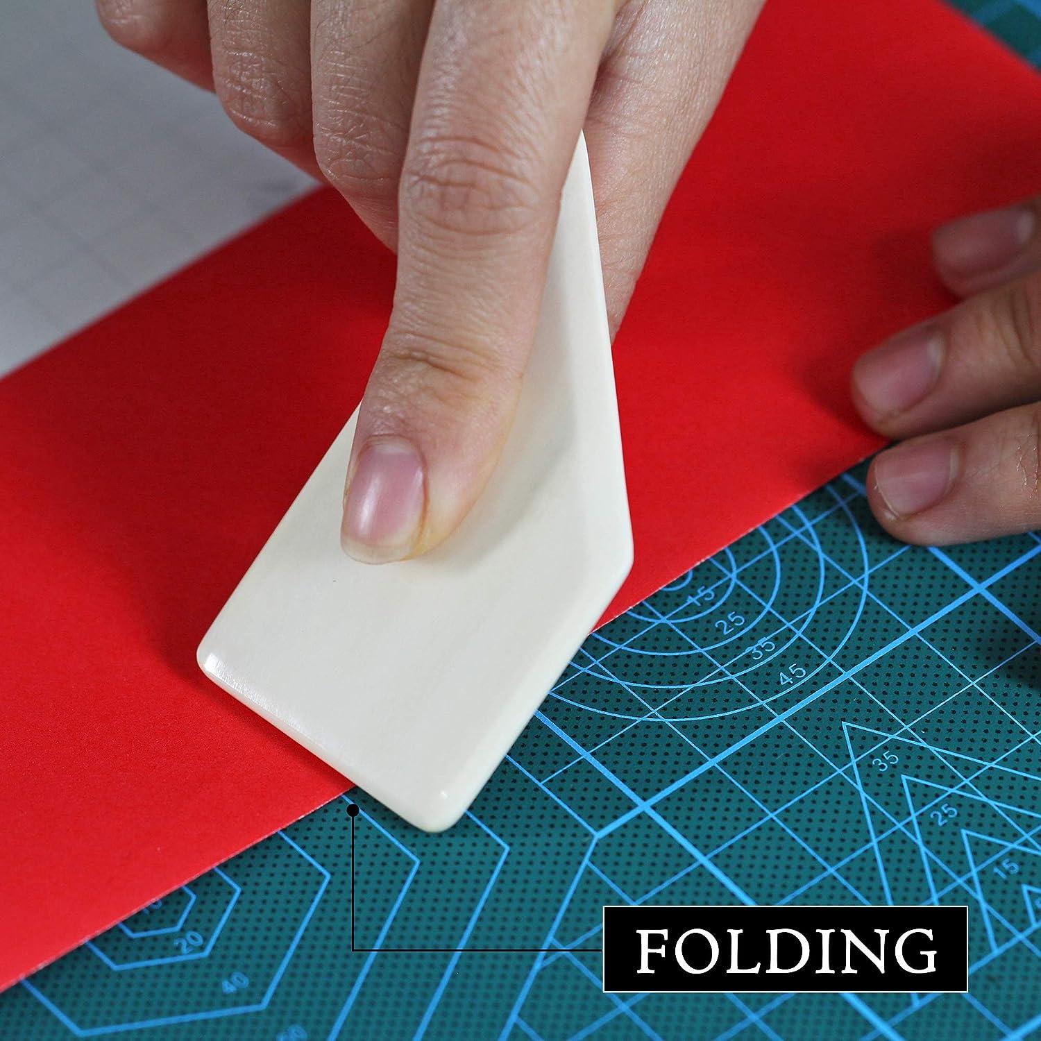 8 inch Genuine Bone Folder and Curved Paper Creaser Set for