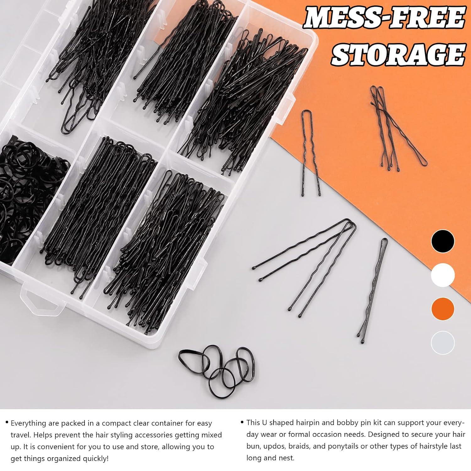 Amazing Organization! How to keep your bobby pins and elastics under  control.  Organizing hair accessories, Hair accessories storage, Hair  product organization