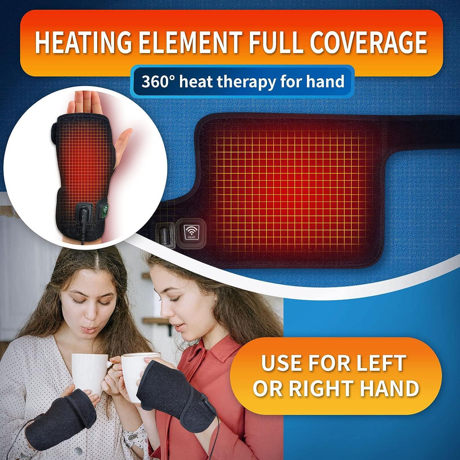sticro Moist Hand Heating Pad Wrist Brace for Carpal Tunnel Relief Auto