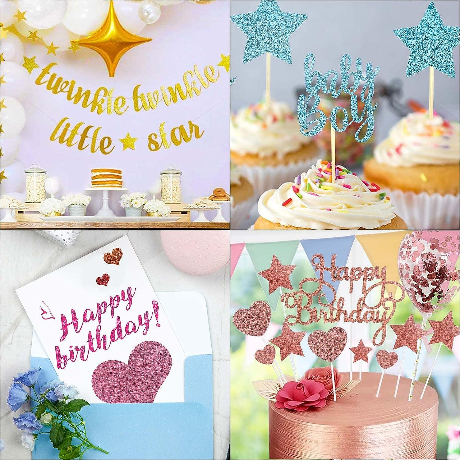 BigOtters Glitter Cardstock Paper 40 Sheets Sparkly Paper Premium Craft