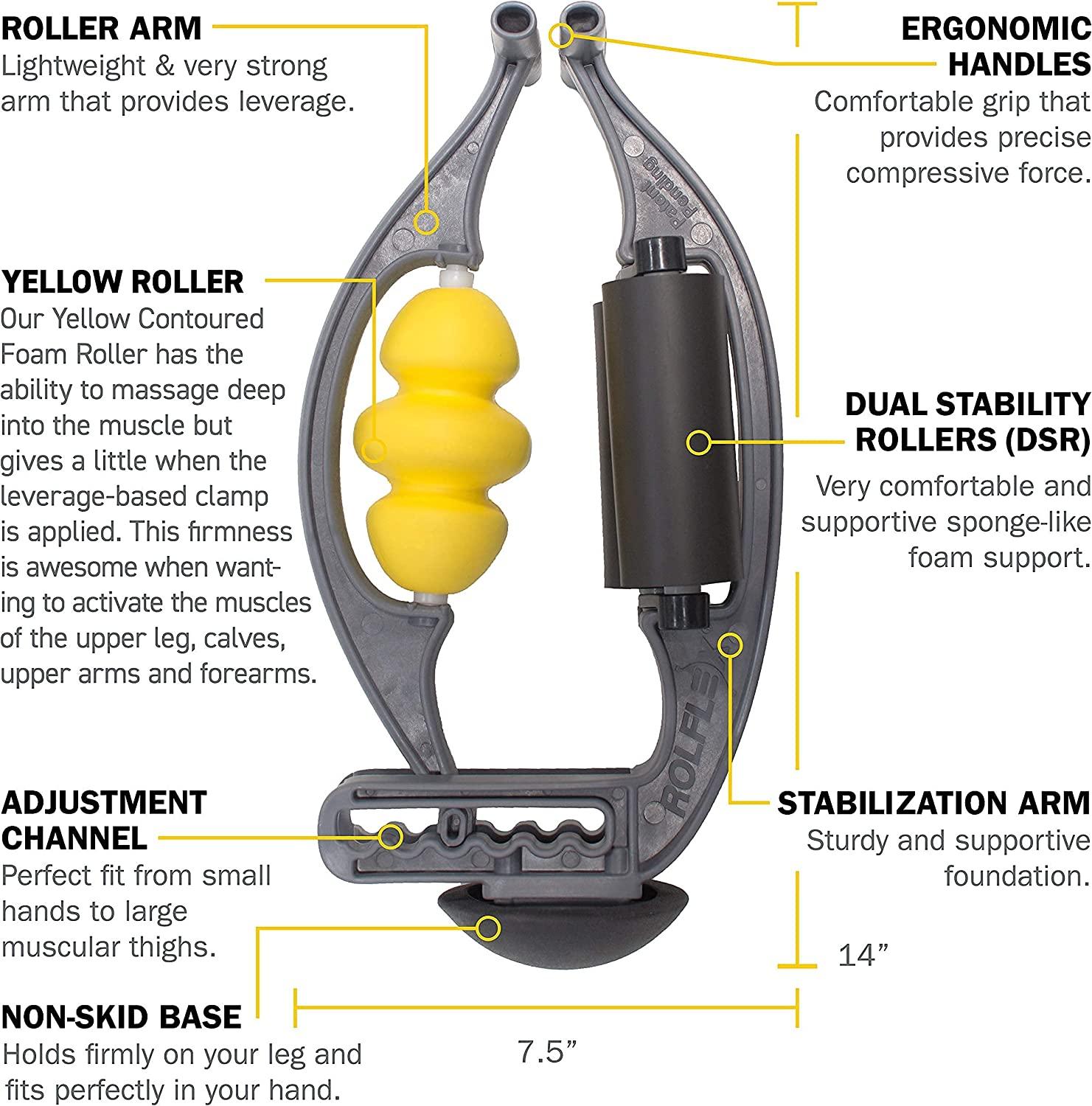 Rolflex Arm & Leg Massager for Tennis & Golfer's Elbow, Carpal Tunnel