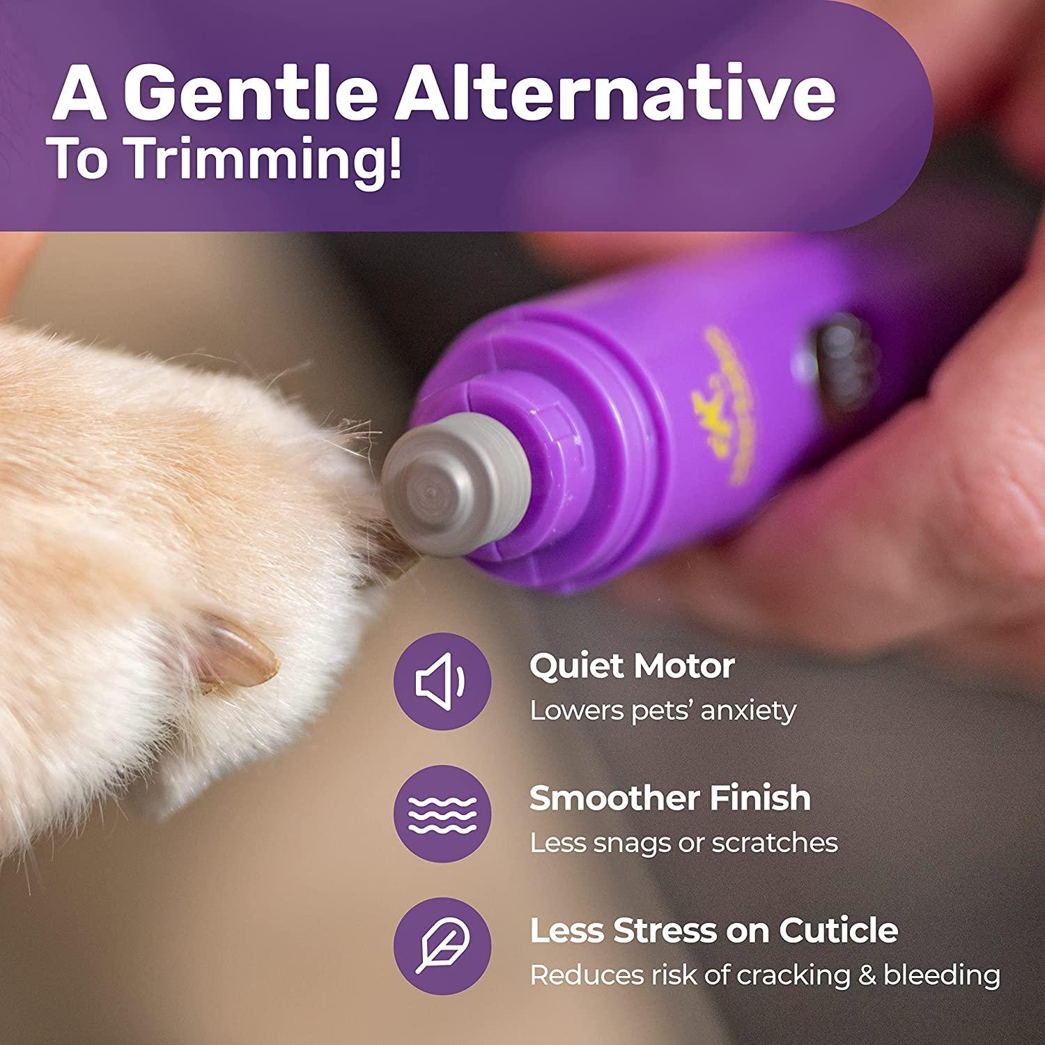 Dog Nail Grinder, Electric Premium Cat Nail Trimmer, Pets File Gentle Paws  Nail Grooming, Trimmer Clipper for Dogs, Cats, Hamsters, Rabbits and Birds,  Suitable for Medium and Small Pets : Amazon.ca: Pet