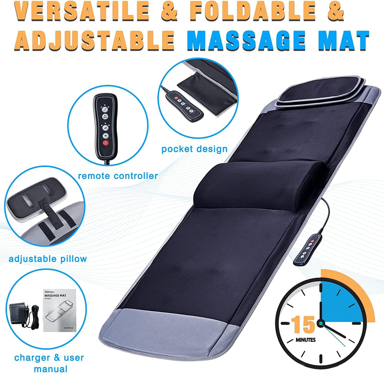 Verclo Comrelax Massage Mat with Adjustable Pillow - Full Body Massager for Home, Office, and Couch | Buy Now with Express International Delivery | GoSupps.com Verclo Comrelax Massage Mat with Adjustable Pillow - Full Body Massager for Home, Office, and Couch | Buy Now with Express International Delivery | GoSupps.com