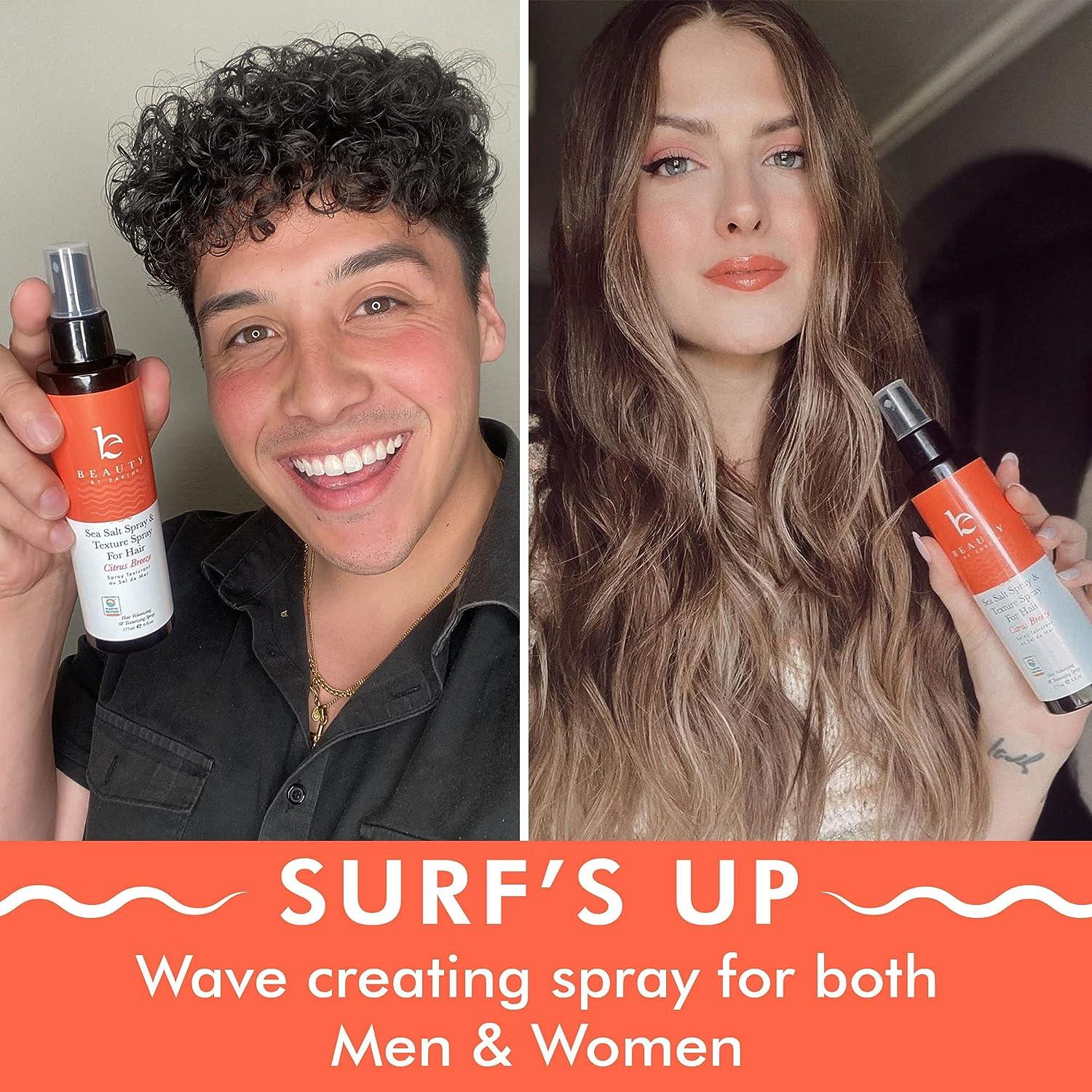 Sea Salt Spray for Hair Men & Women - Beach Waves Spray Hair