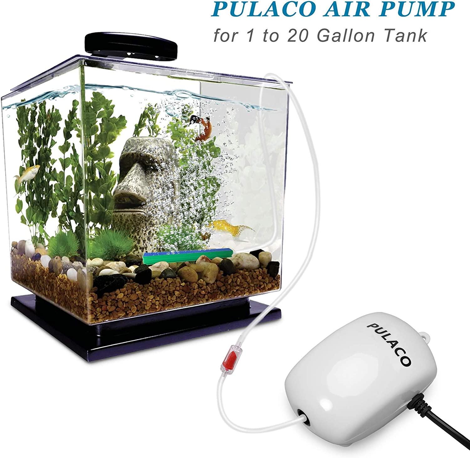PULACO 25W Small Aquarium Betta Heater with Free Thermometer Strip