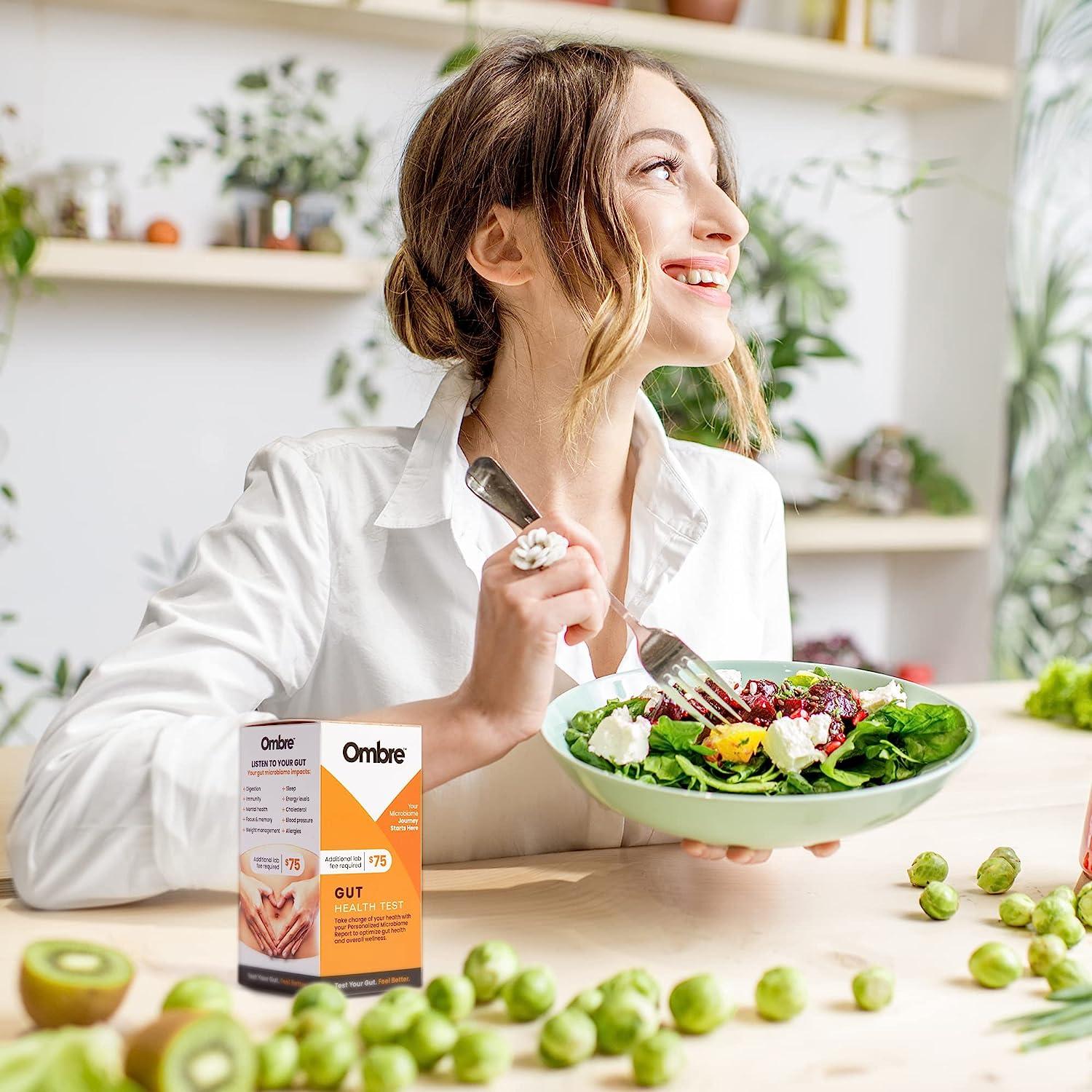 Ombre Gut Health Test Kit, Microbiome atHome Testing Kit for