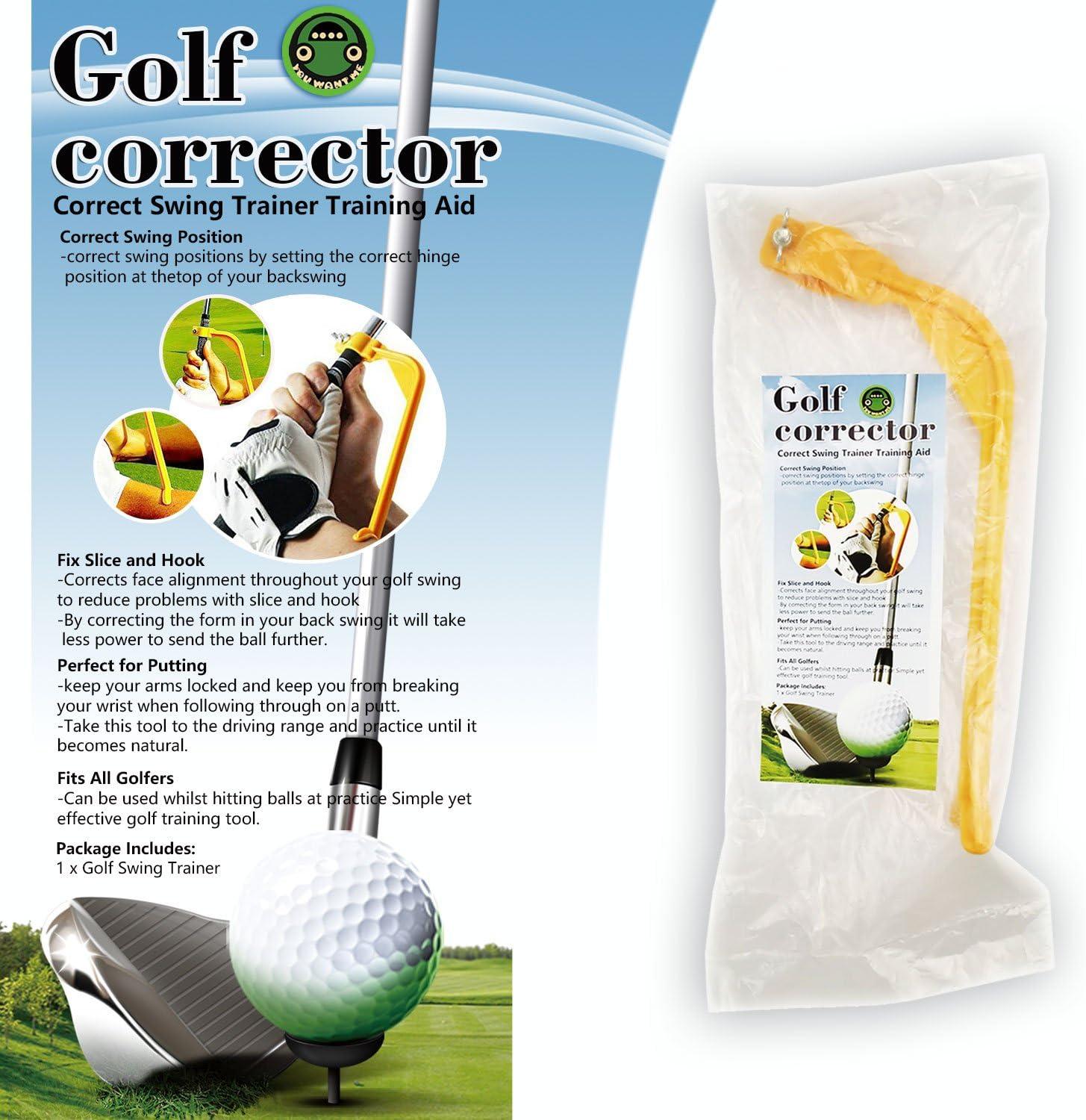UWANTME Golf Training Aids Swing Correcting Tool Improve Your Golf