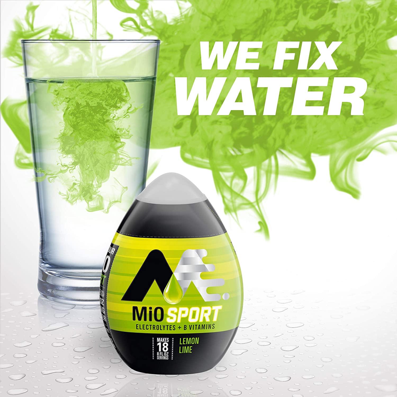 MiO Sport Electrolytes Lemon Lime Naturally Flavored Liquid Water