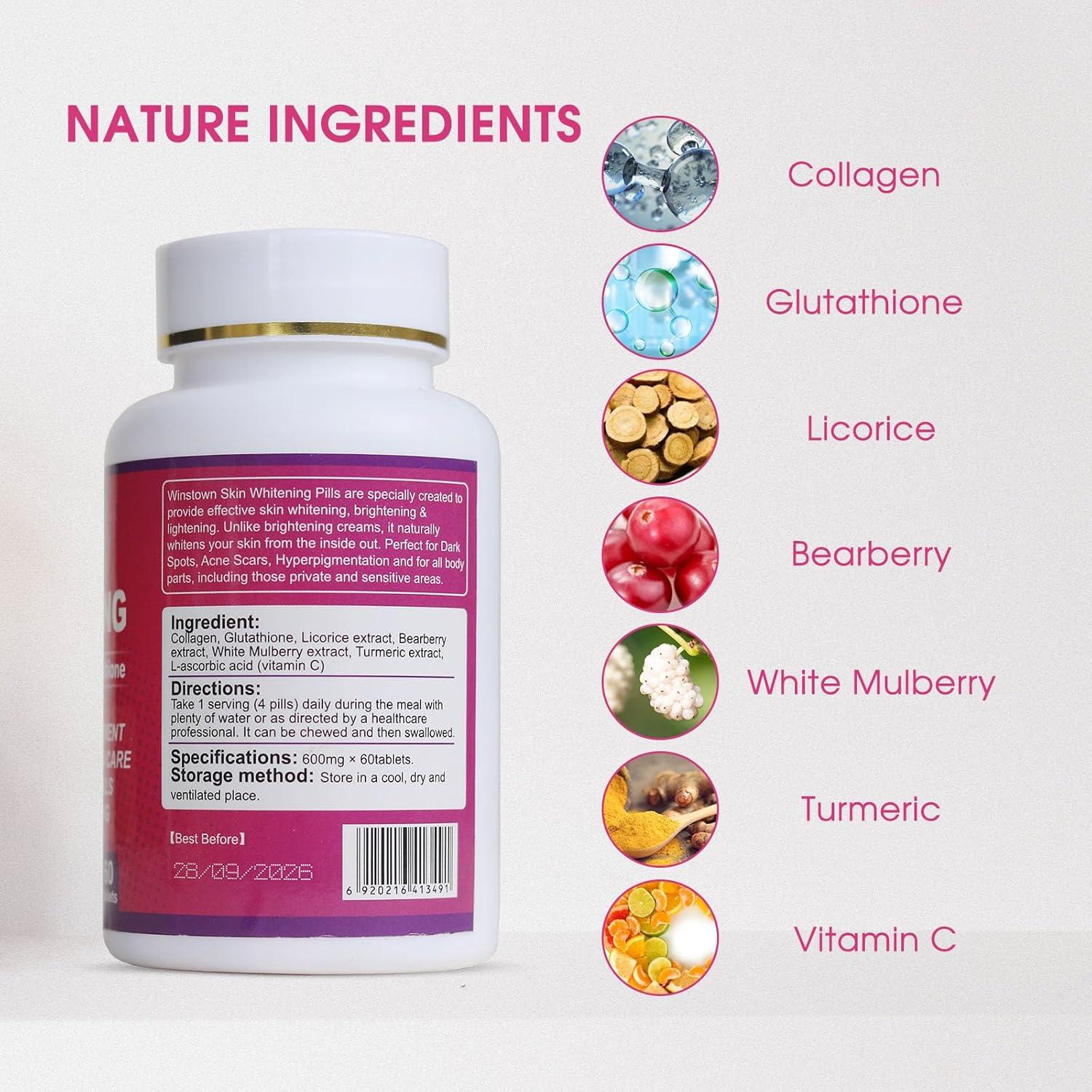 prime glutathione with collagen Glutathione Whitening Capsules – B Beworths main image 0