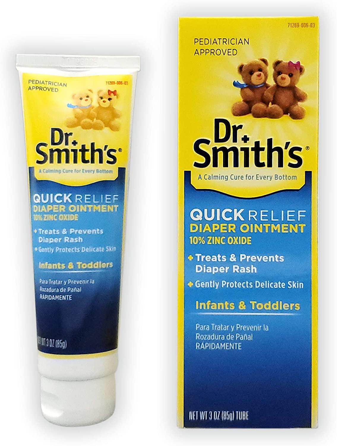 Dr. Smith's Quick Relief Diaper Rash Ointment, 3 Ounce