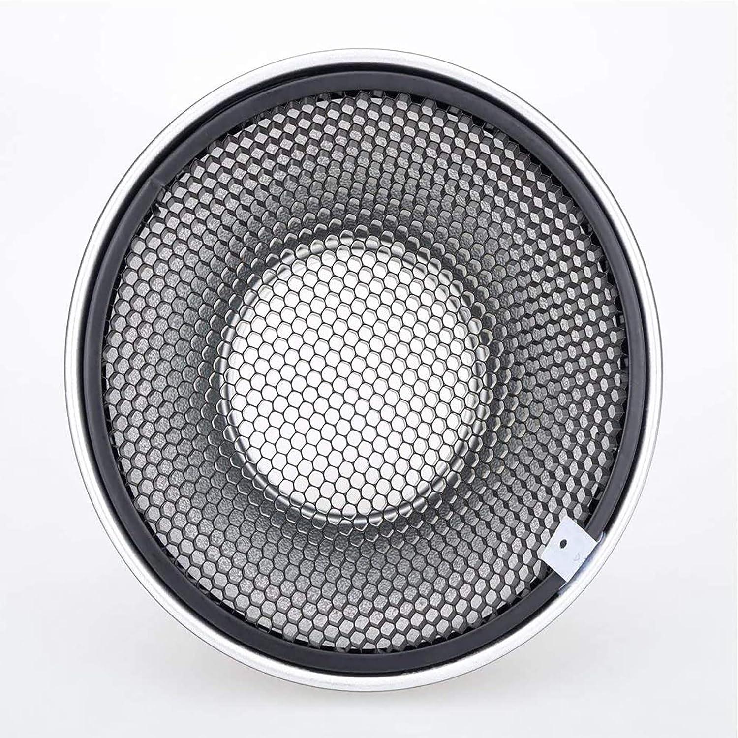 Andoer 7 Inch Standard Reflector Flat Diffuser Lamp with 60° honeycomb grate for attachment Bowens for Flash Studio Strobe Speedlite (reflector