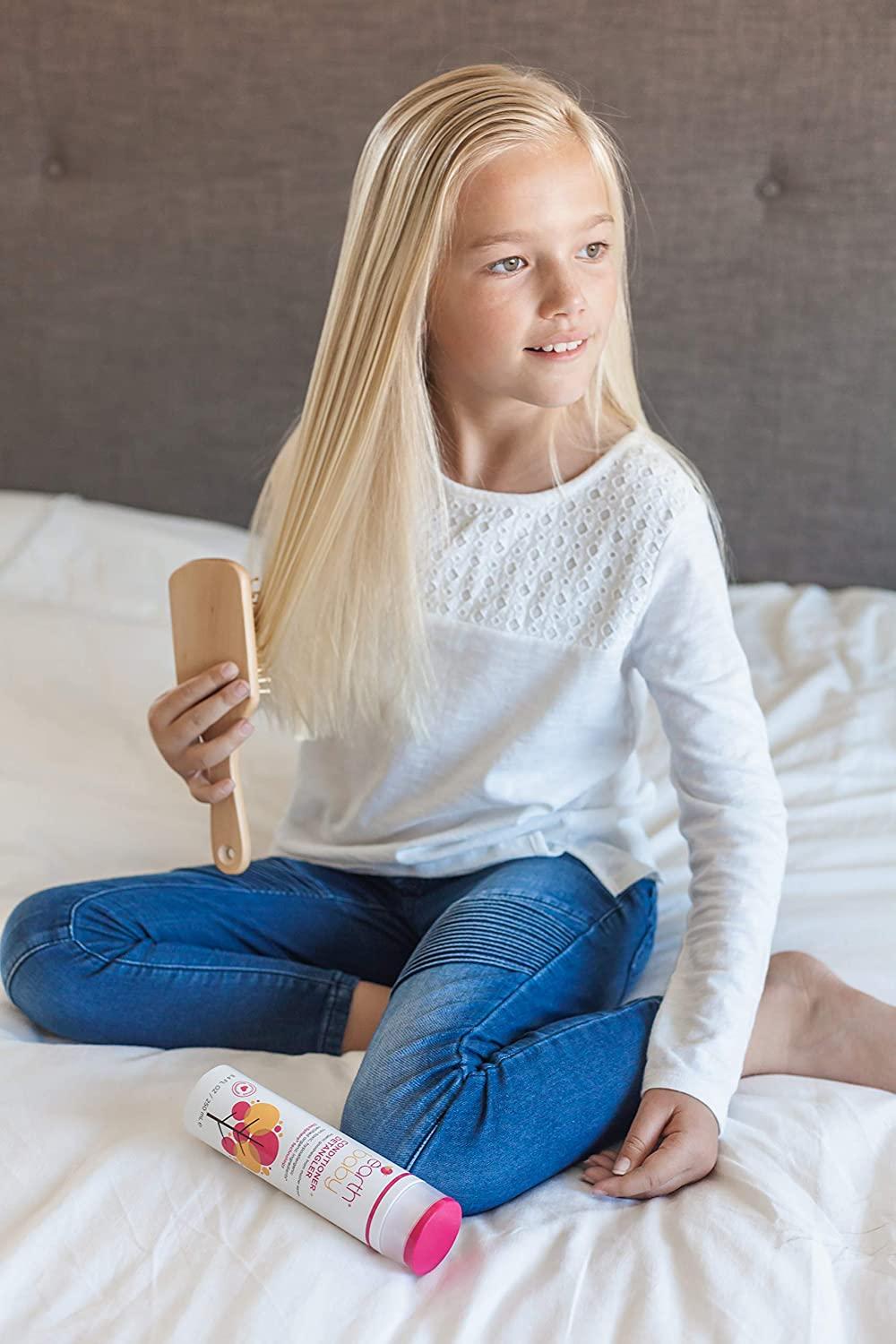 Earth Baby Conditioner + Detangler, Hypoallergenic for Sensitive Skin, Natural and Organic, for