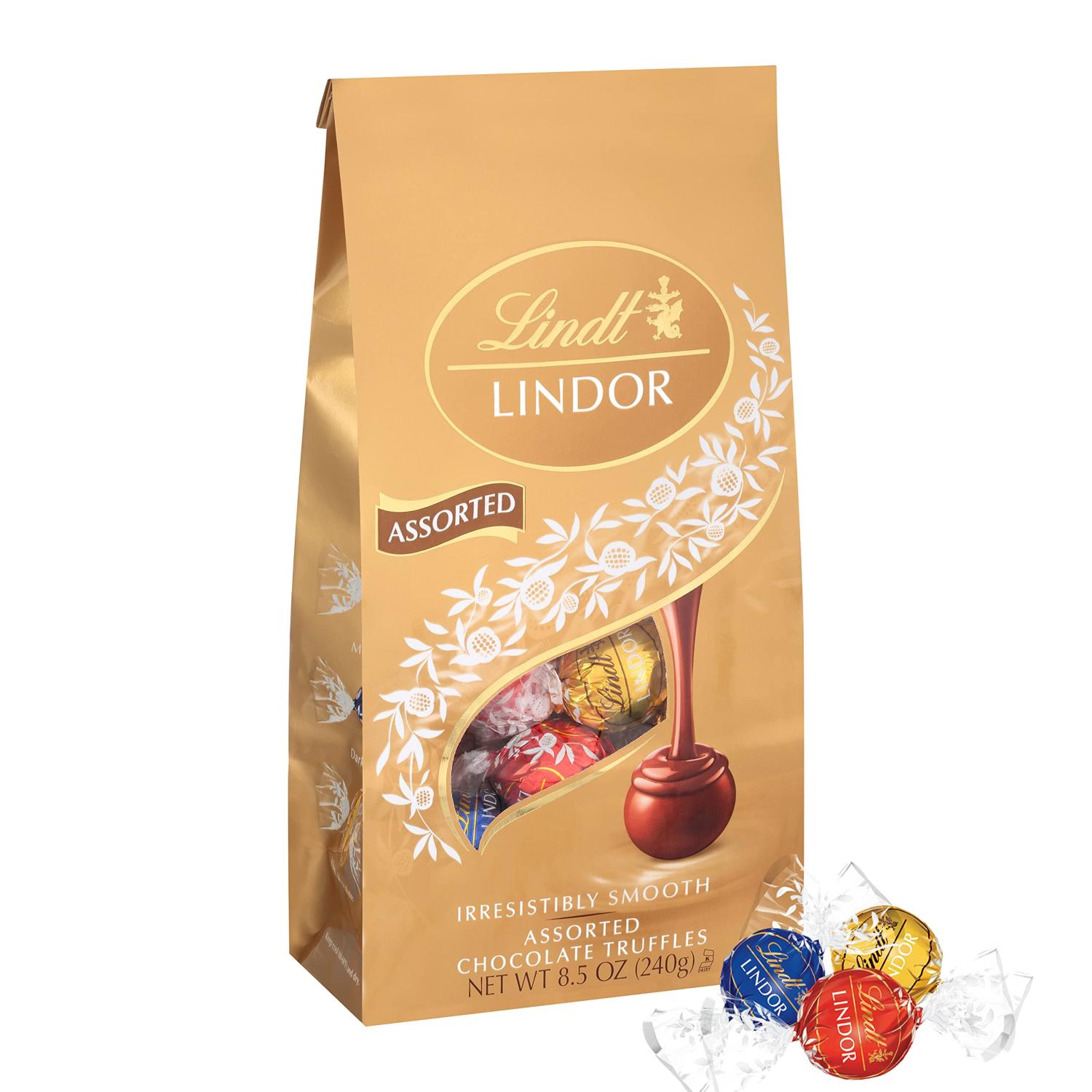 Lindor Lindt Chocolate Truffles, Assorted, 8.5 Ounce