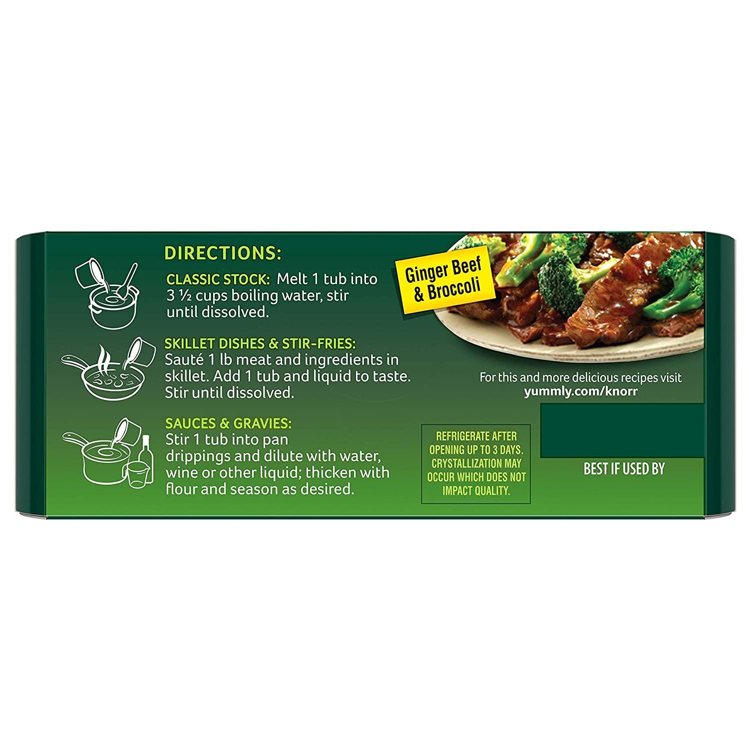 Knorr Homestyle Stock Beef Concentrated Broth, Beef 4.66 oz, 4 ct