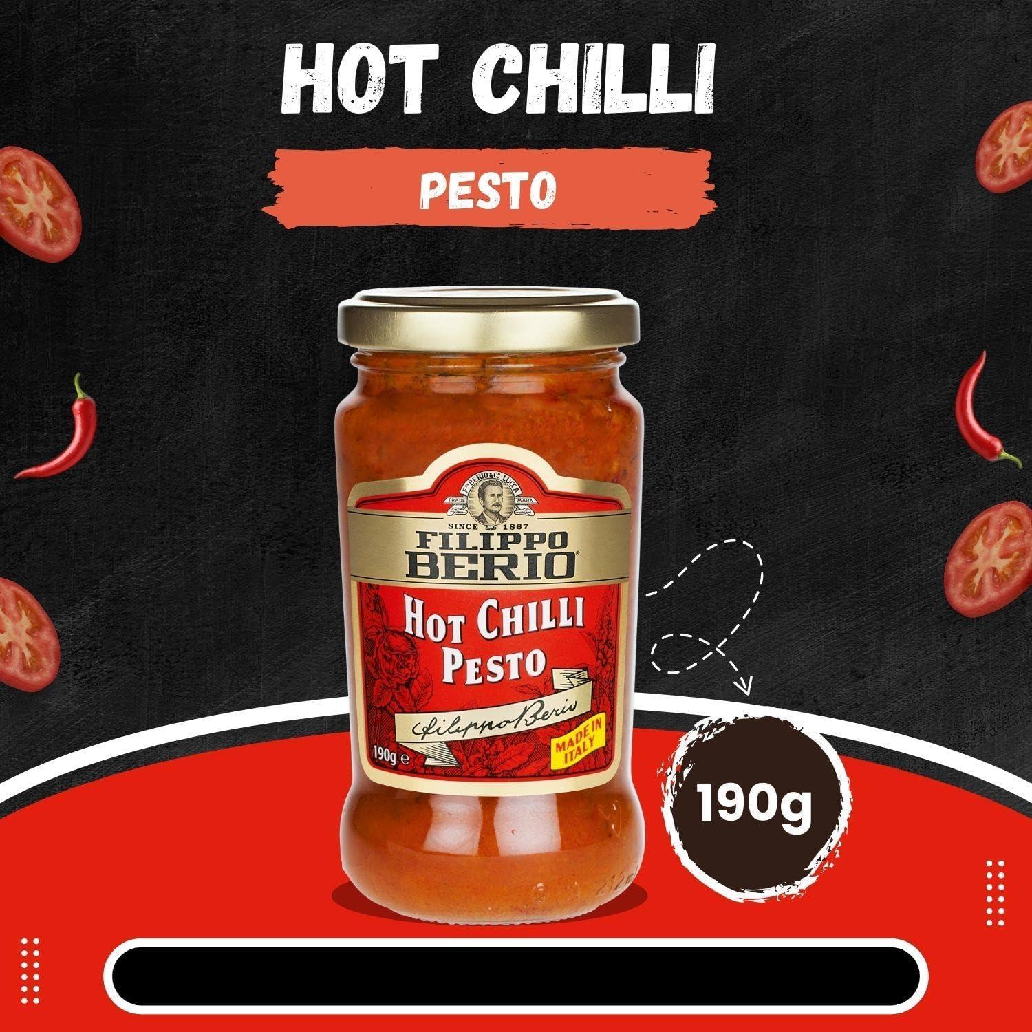 Filippo Berio Pesto Sauce Pick N Mix Choose From Jar with 6 Flavours