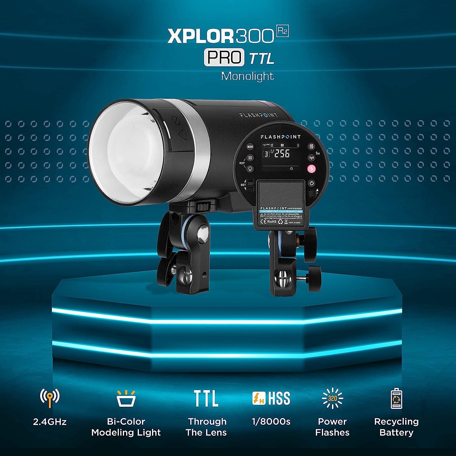 Flashpoint Xplor 300 Pro Ttl R2 Battery