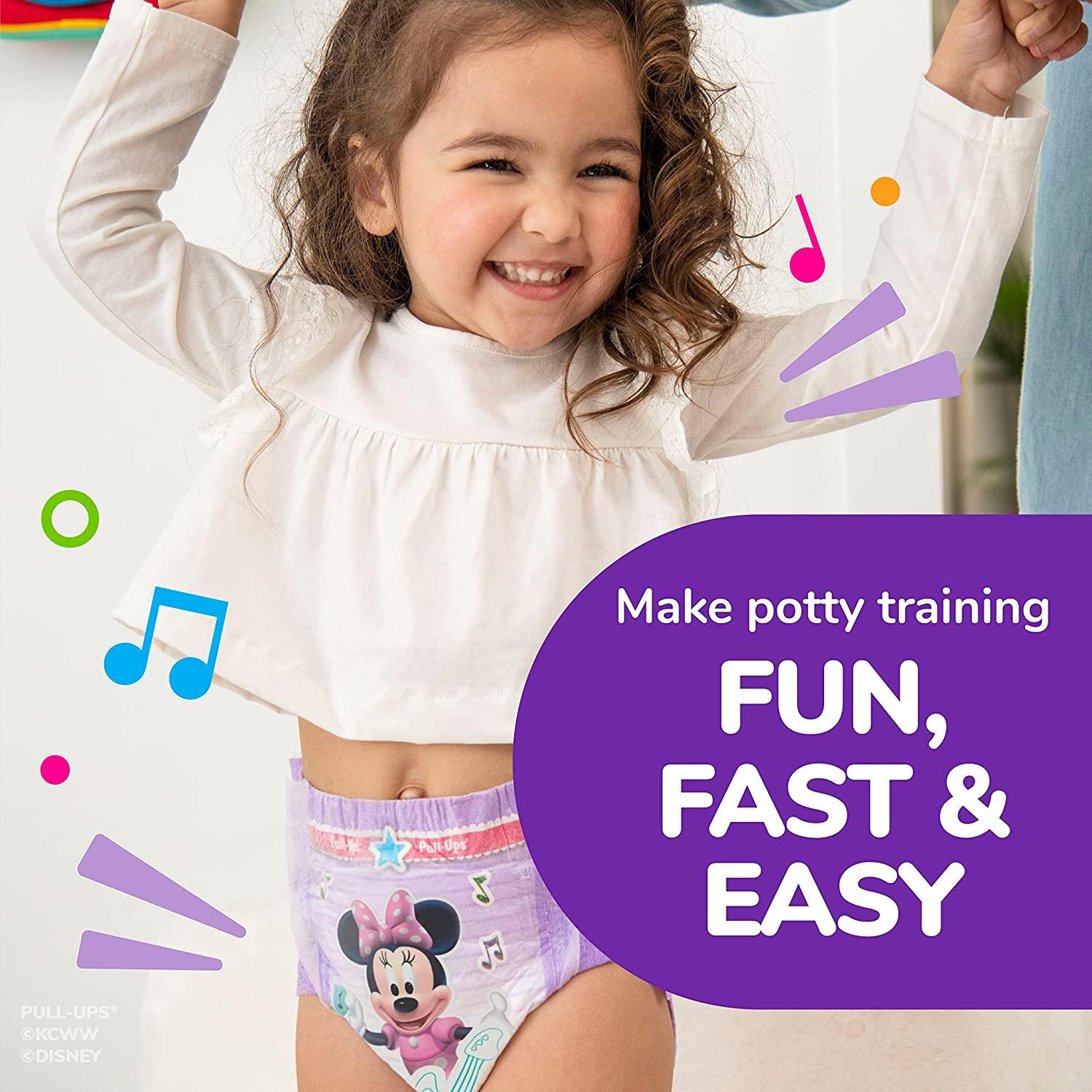 Pull-Ups Girls' Potty Training Pants Training Underwear Size 6, 4T-5T, 74  Ct 4T-5T (74 Count)