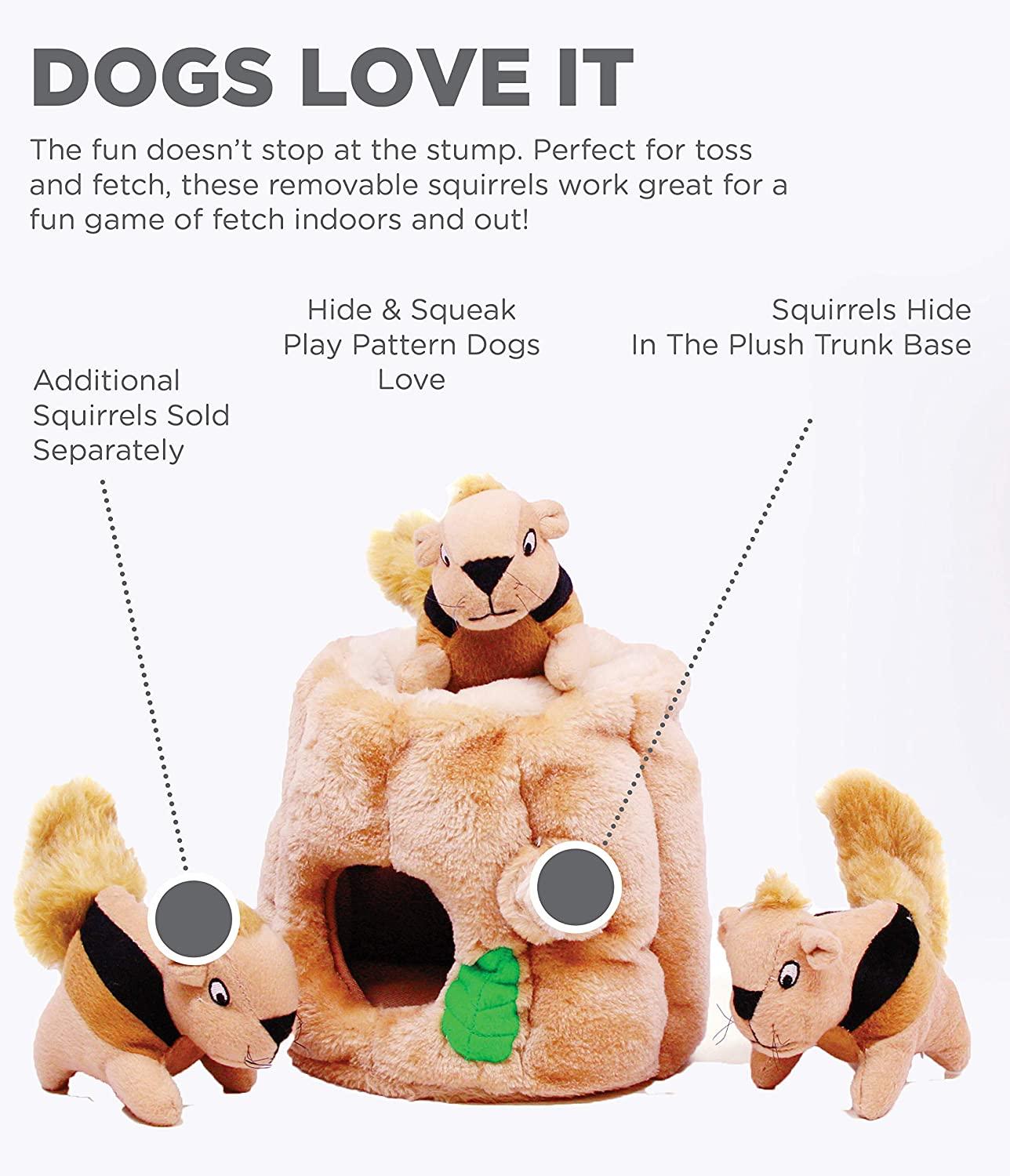 Outward Hound Hide-A-Squirrel® Puzzle Dog Toy