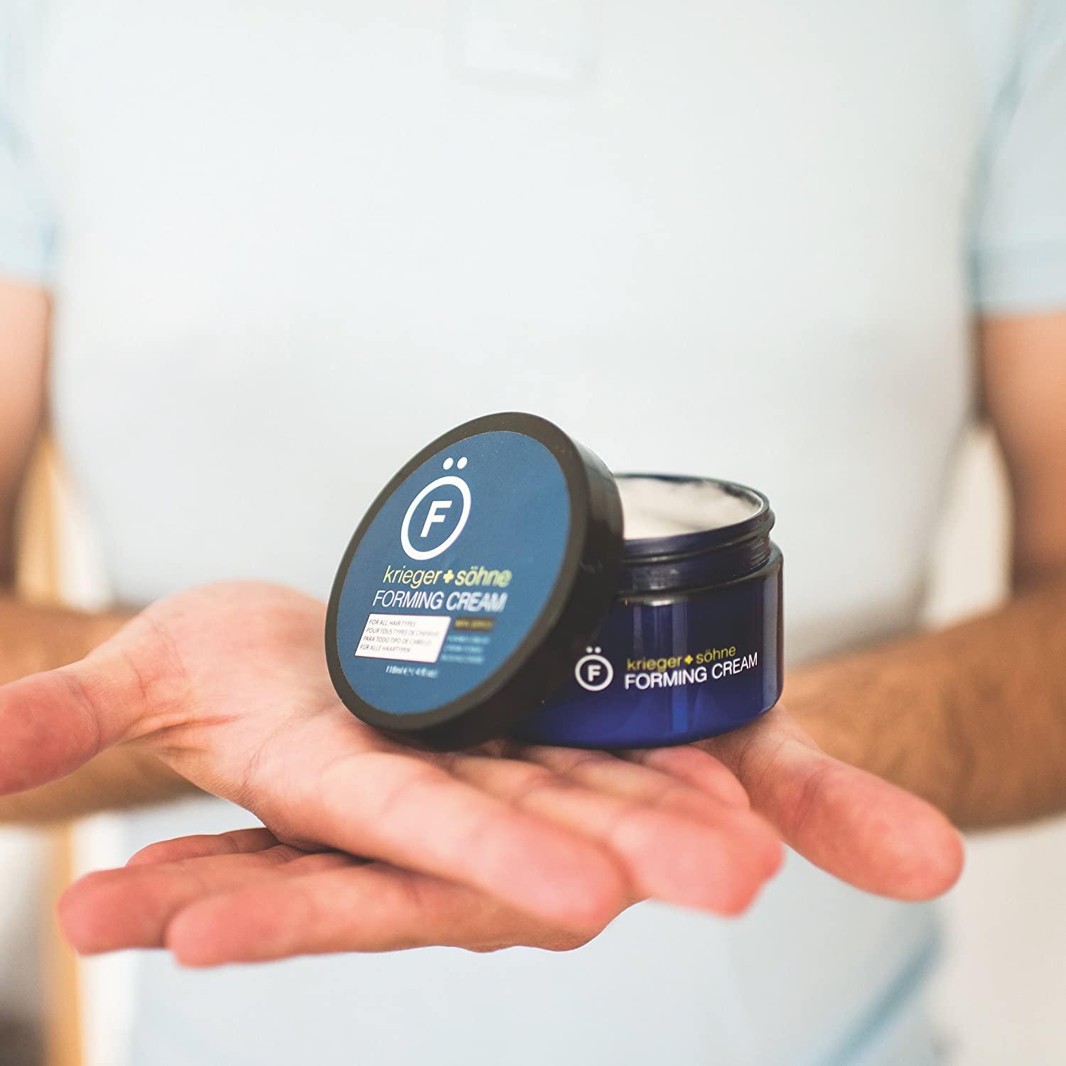 Premium Forming Cream For Men 4oz jar K+S Salon Quality Hair Care