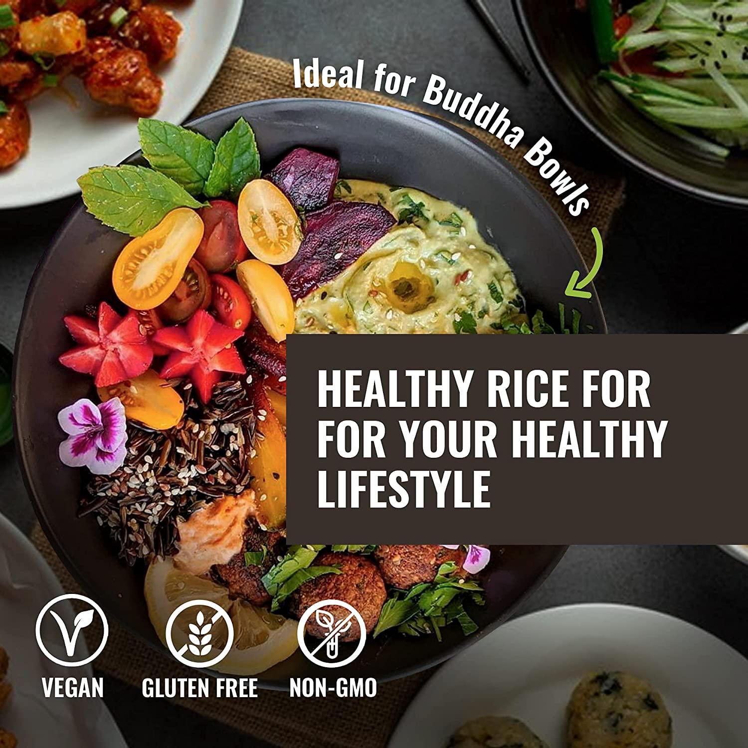 Wild Rice All Natural, NonGMO, GlutenFree, Kosher & Vegan 250g Healthy Pure Long Grain