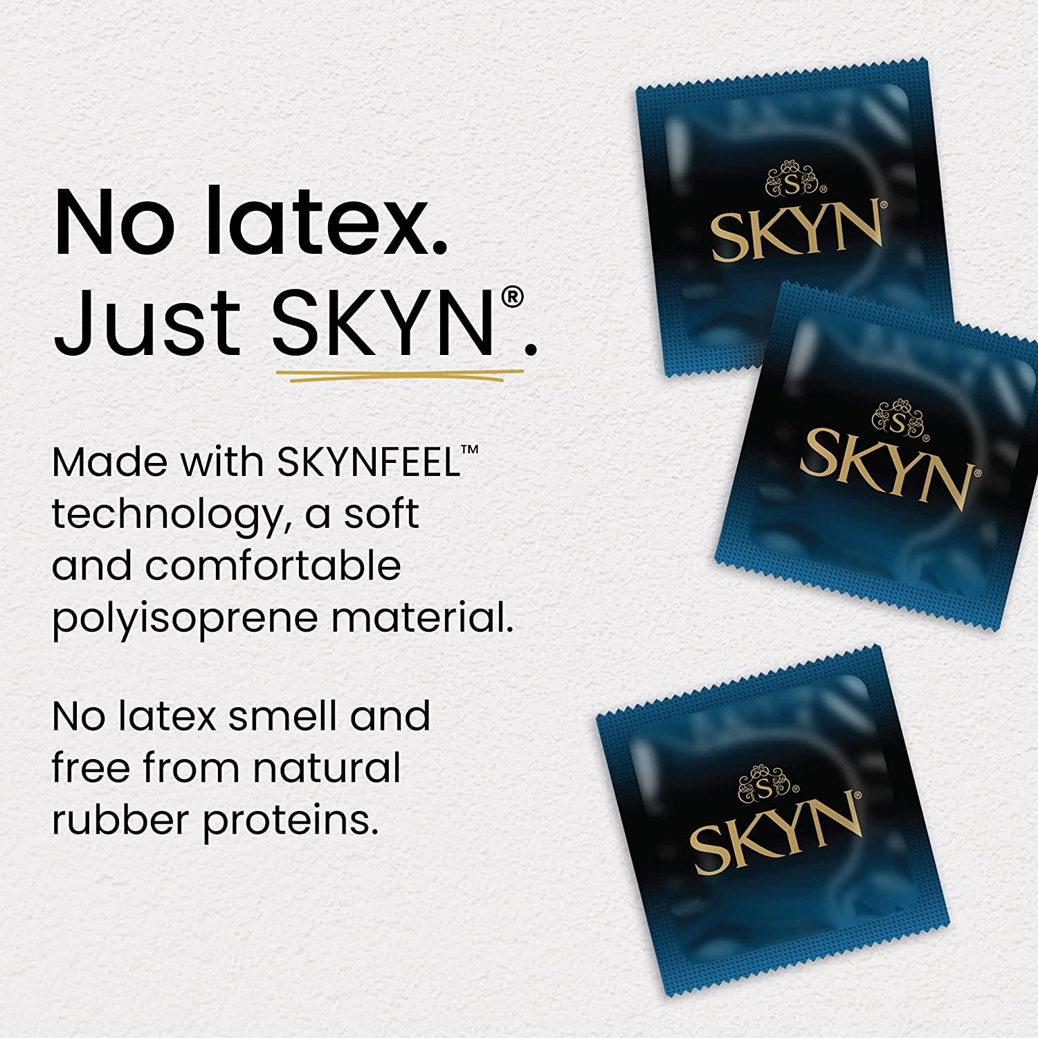 SKYN Elite Extra Lube UltraThin, Lubricated LatexFree Condoms Ultra