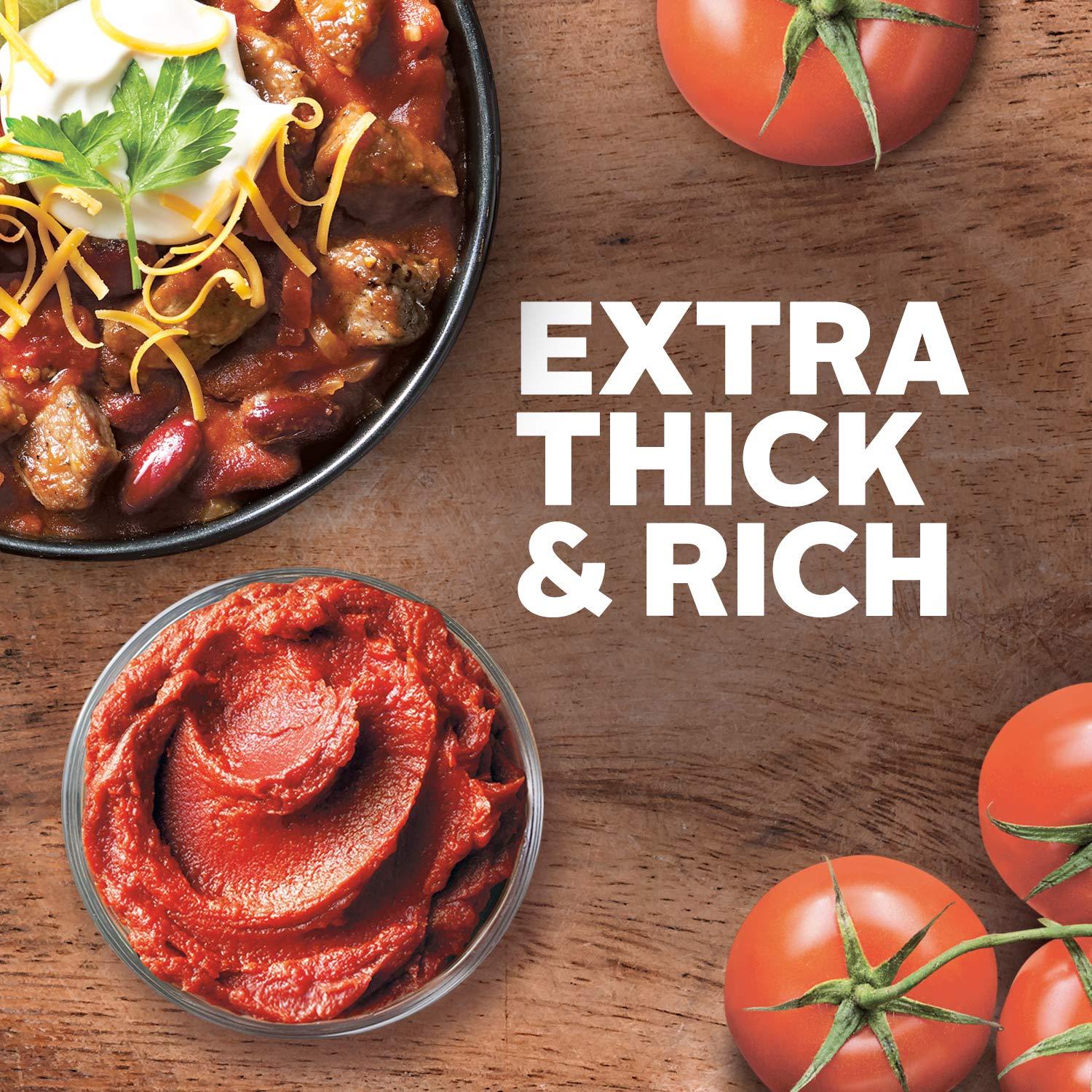 Hunt's Tomato Paste 6 oz (24 Pack) Keto Friendly Tomato Paste Bulk Buy for Easy Meal Prep