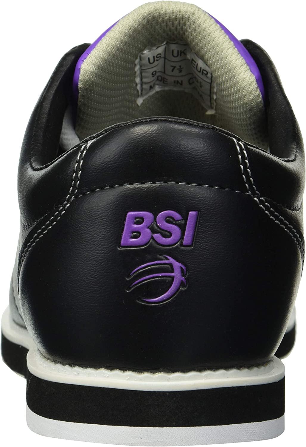 BSI Women's Classic Bowling Shoe 5.0 Black/Purple Stylish and