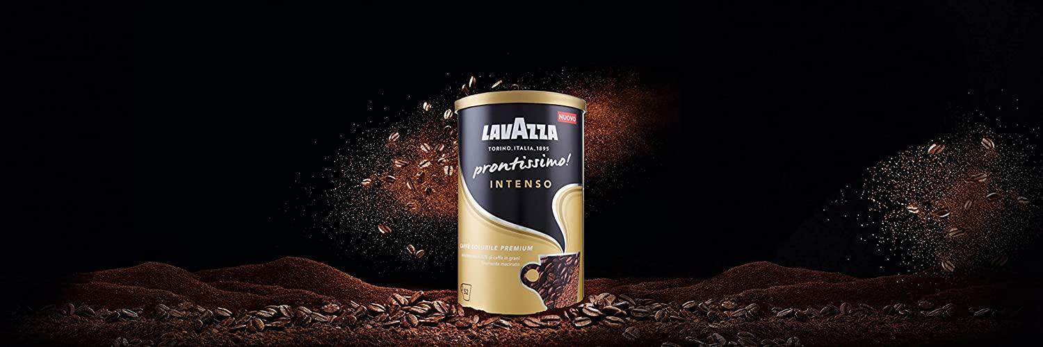 Lavazza Prontissimo Intenso Instant Coffee 3.35oz Tin - Intense Italian ...