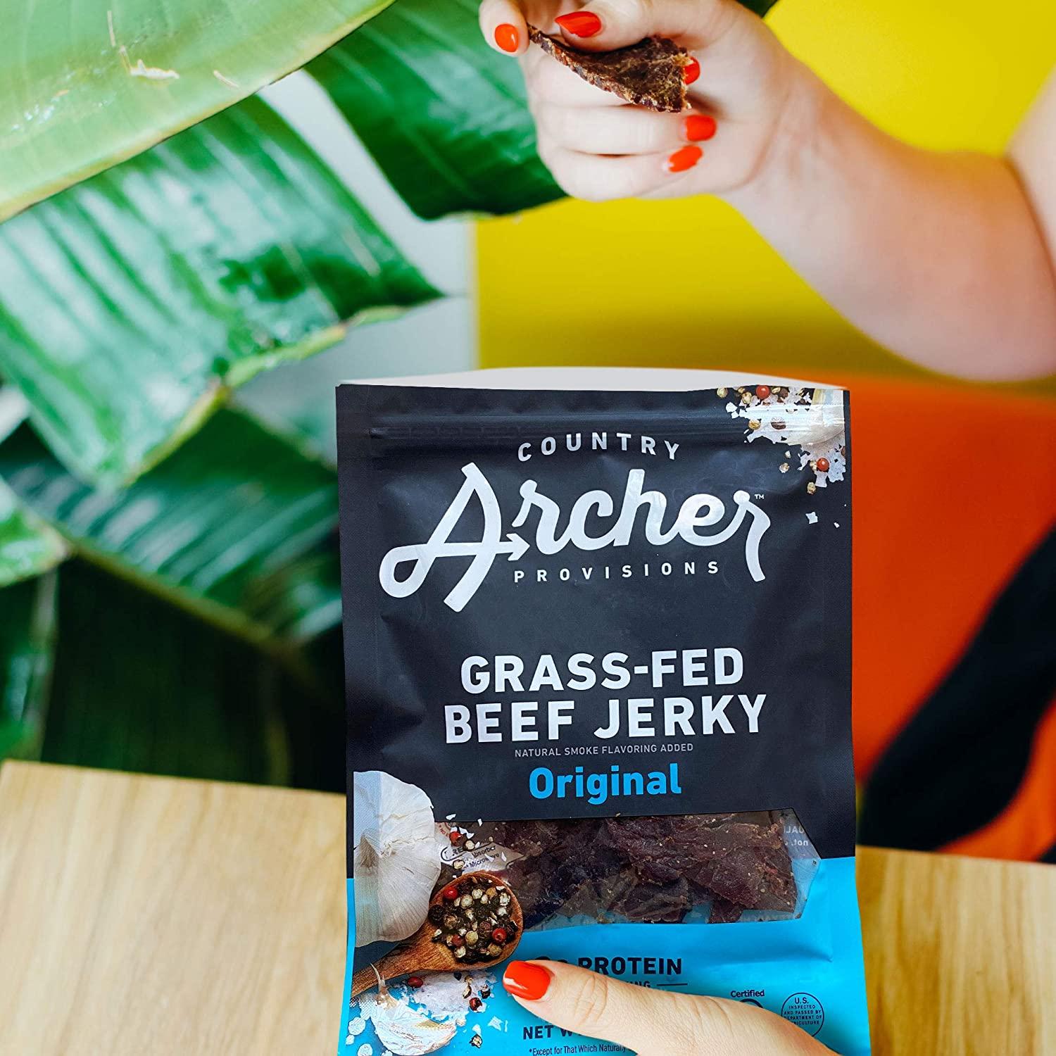 Country Archer Jerky GrassFed Beef Jerky Original 2.5 oz