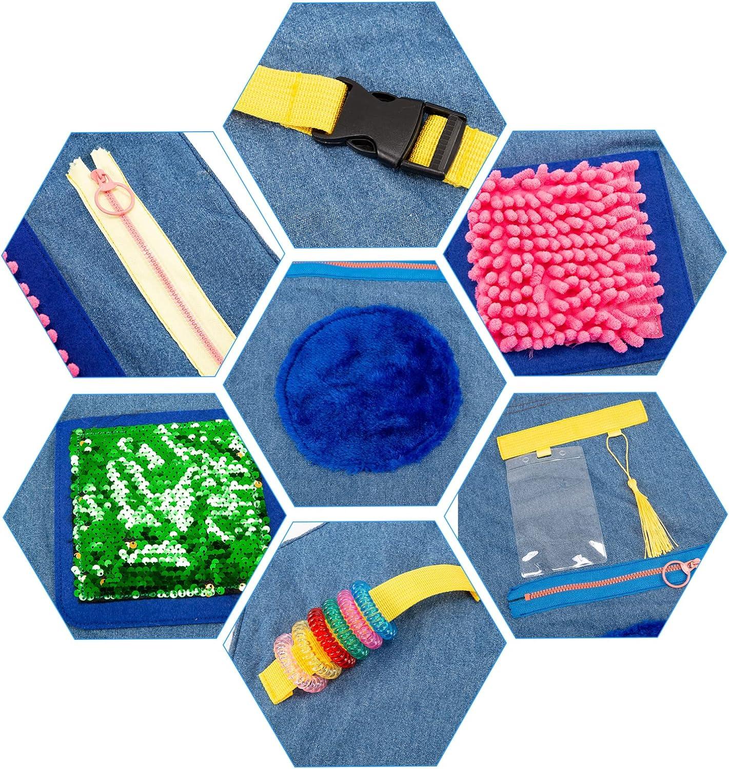 Nogsay Fidget Apron for Elderly Sensory Blanket for Dementia Patients