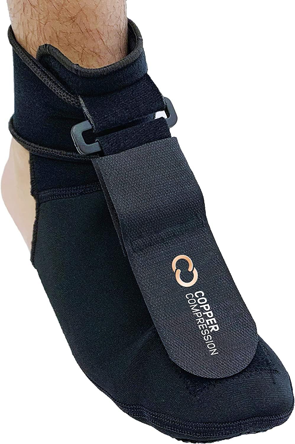 Copper Compression Plantar Fasciitis Night Splint Sock. Planter