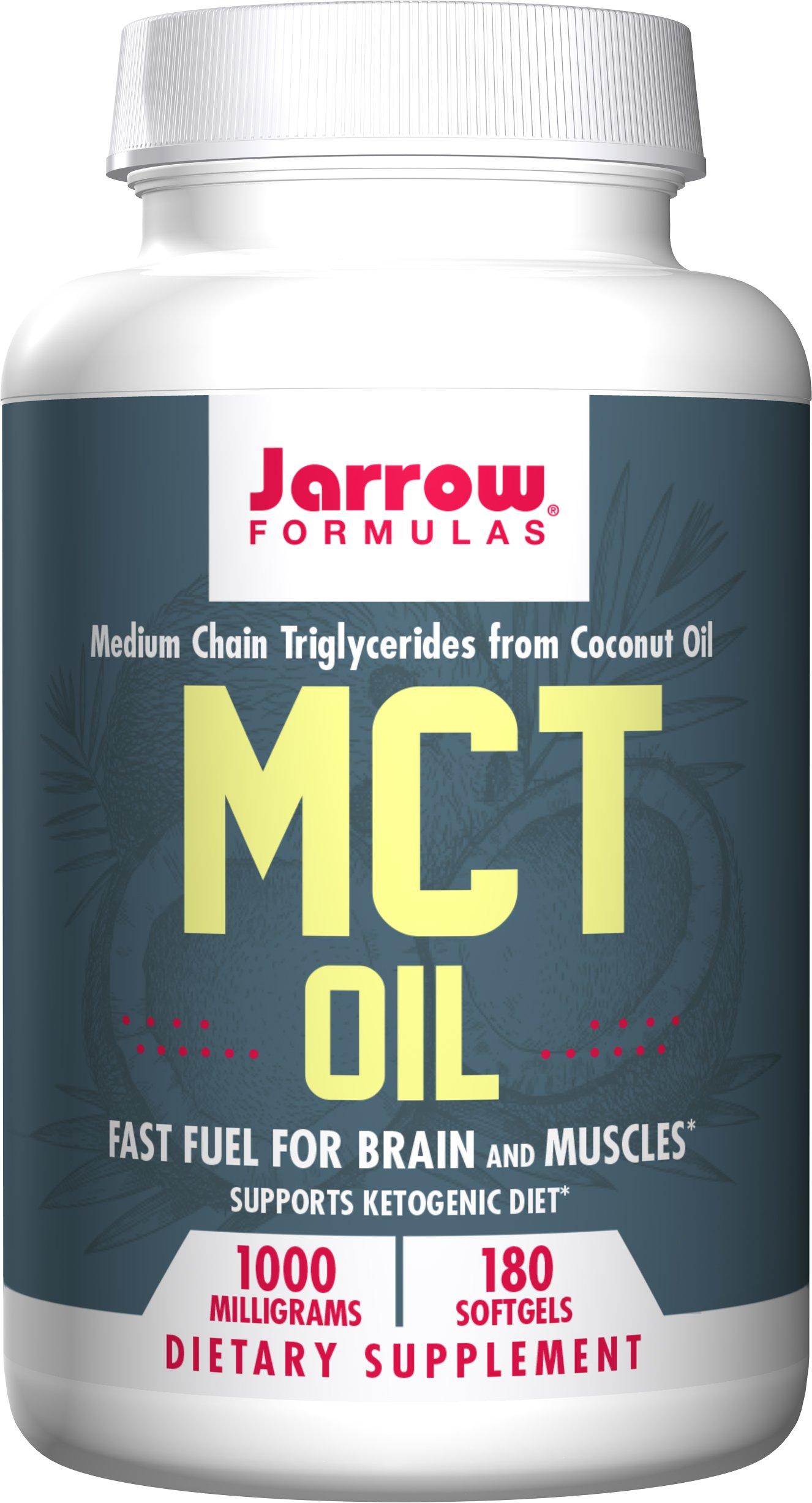 Jarrow Formulas MCT Oil 1000 mg 180 Softgels