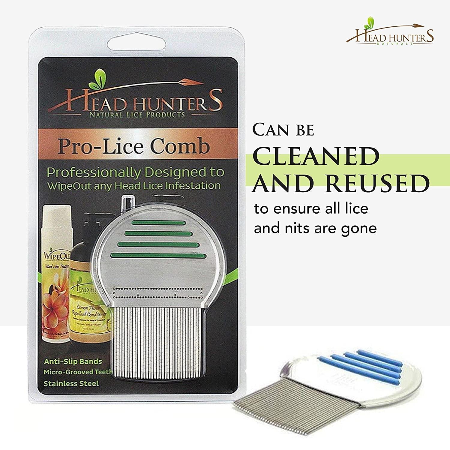 Head Hunters Naturals Pro Lice Comb for Kids and Adults Head Lice