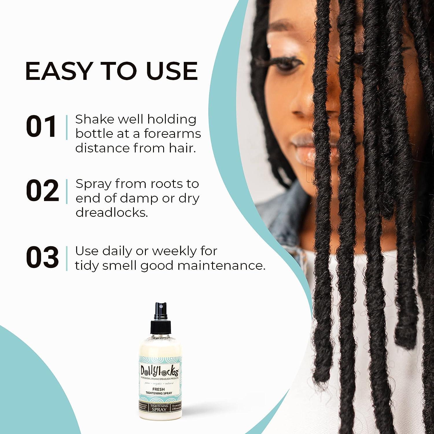 Sea Salt Spray for Hair and Loc Moisturizer for Dreads Salt Spray for