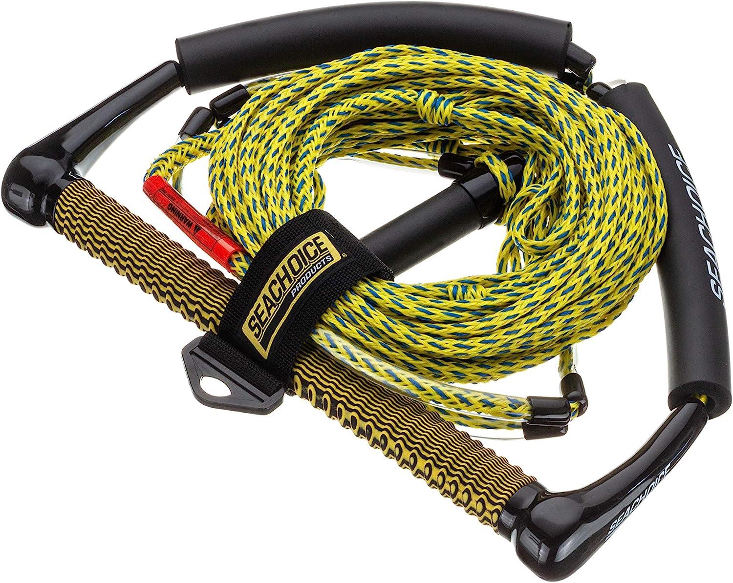 Seachoice 4Section Wakeboard Rope, 70 Ft. Long, 15 In. Handle w