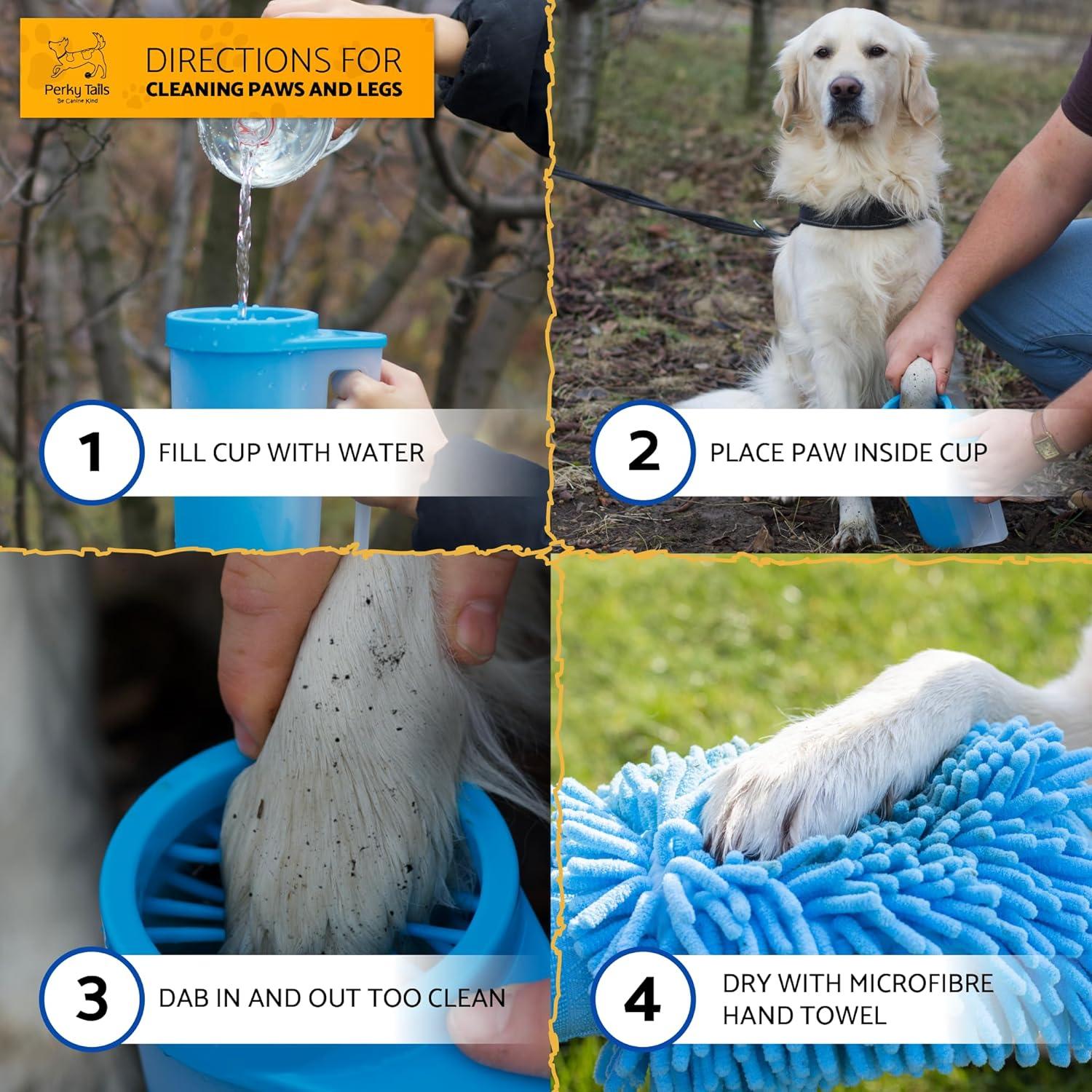 Messy Mutts Paw Cleaning Mitt Messy Mutts Microfiber Grooming Mitt - Main Image