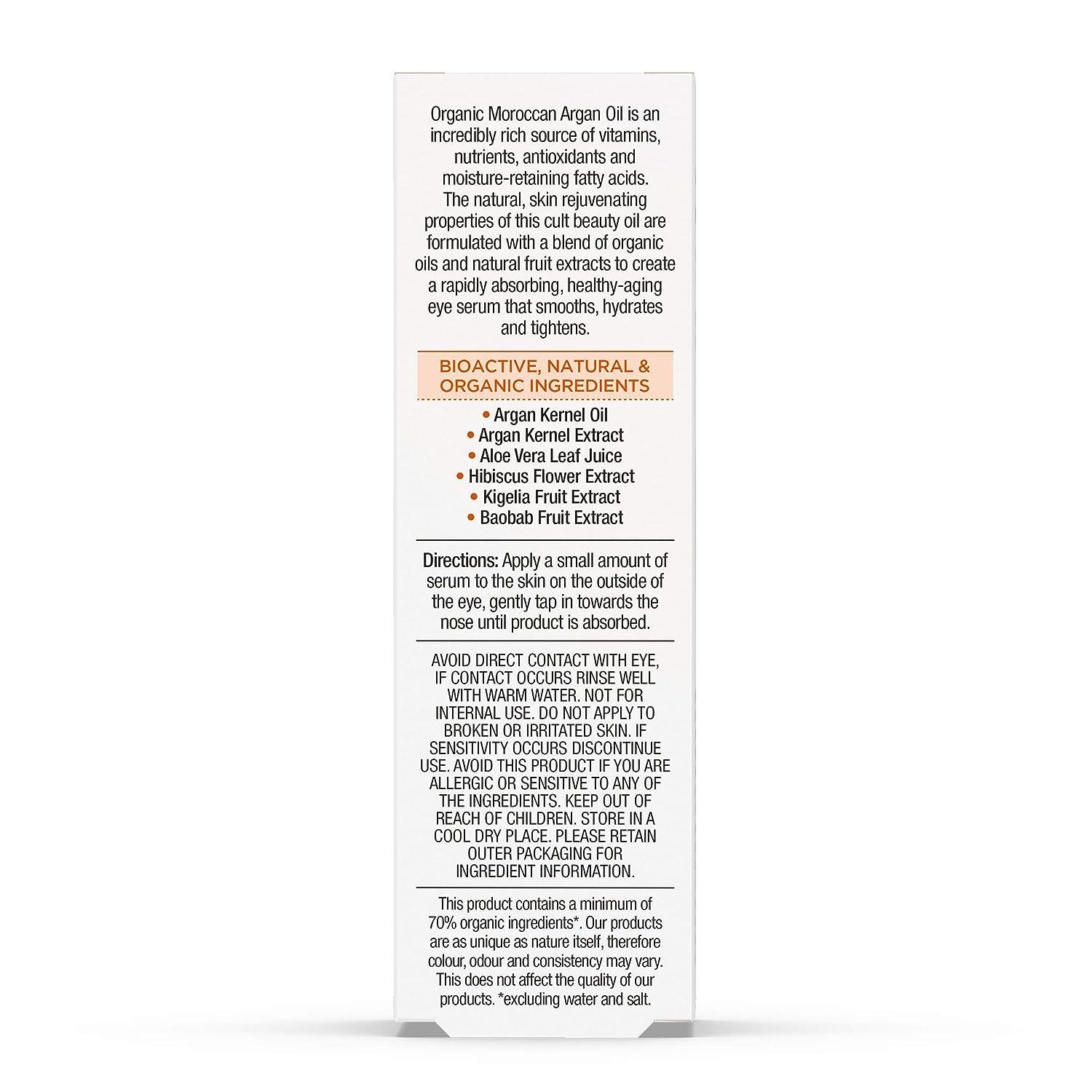 Dr Organic Moroccan Argan Oil Eye Serum 30ml