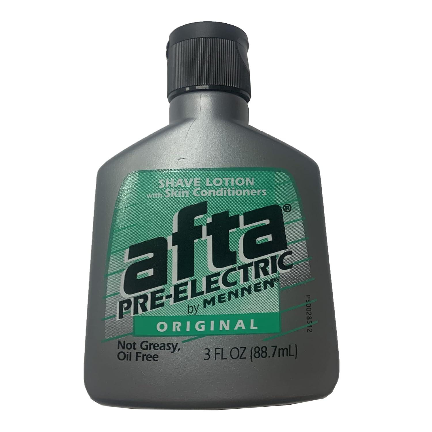 Afta Original PreElectric Shave Lotion 3oz 3 Pack