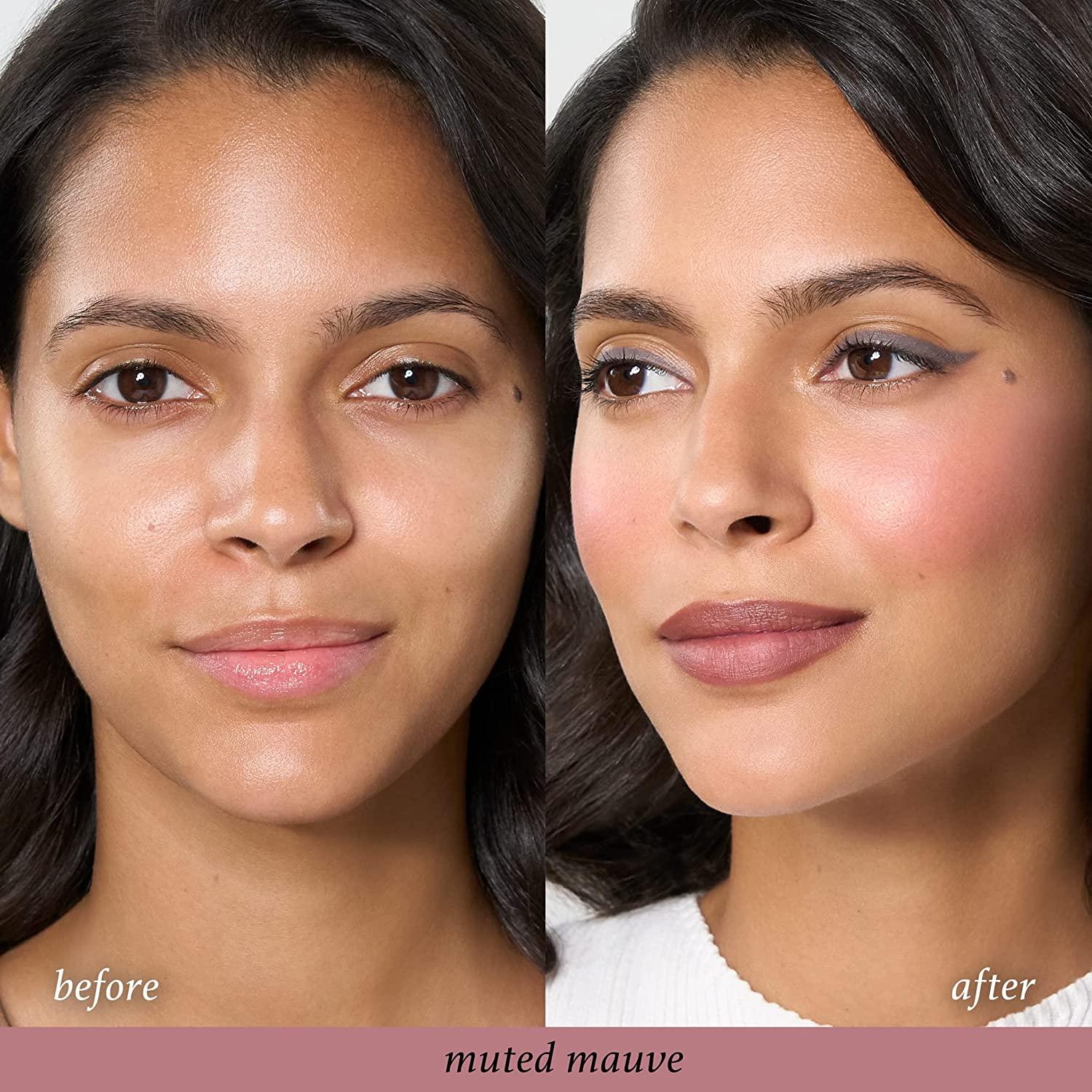 Julep Skip The Brush Cream to Powder Blush Stick Muted Mauve