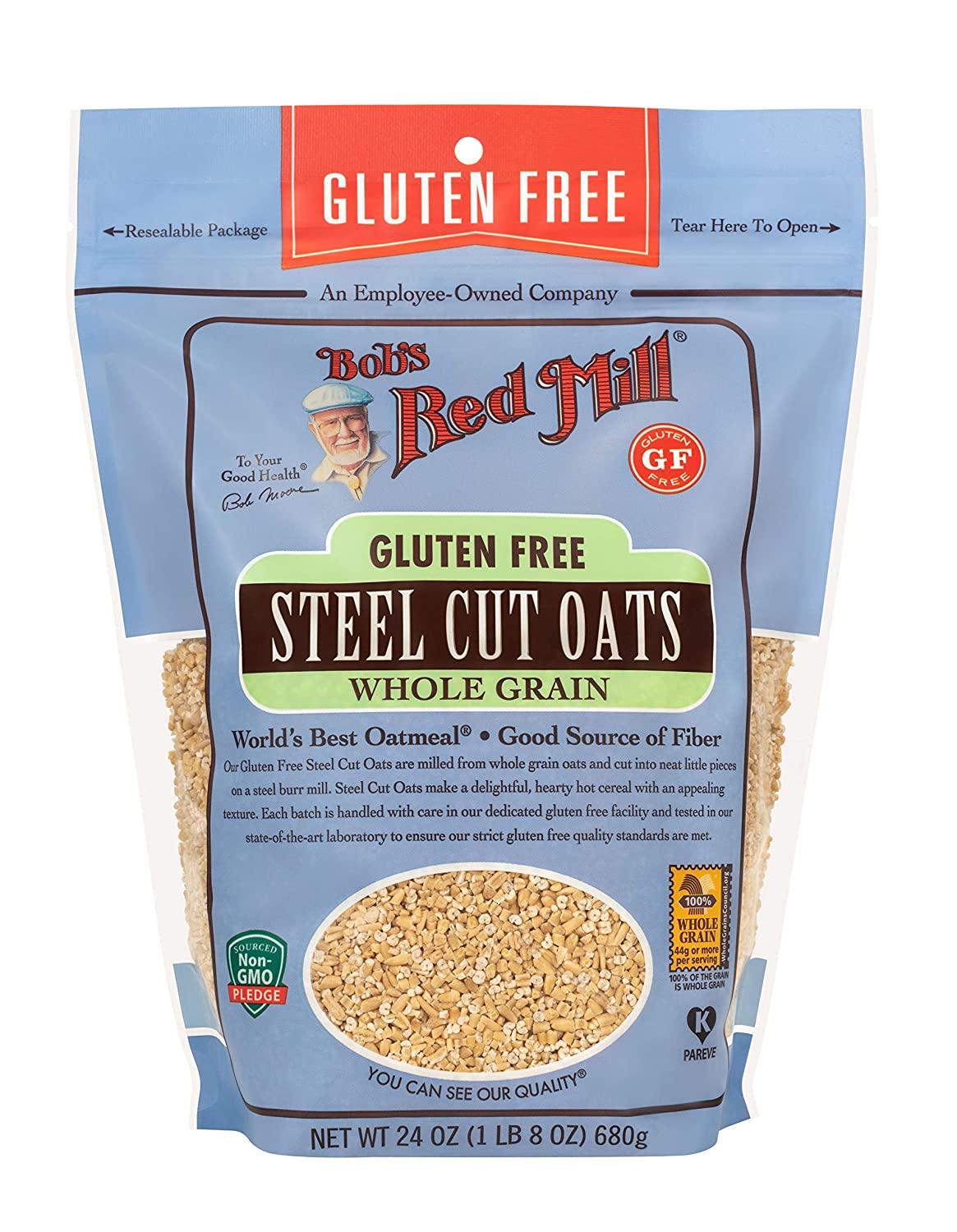 Bob's Red Mill Steel Cut Oats Whole Grain Gluten Free 24 oz ...