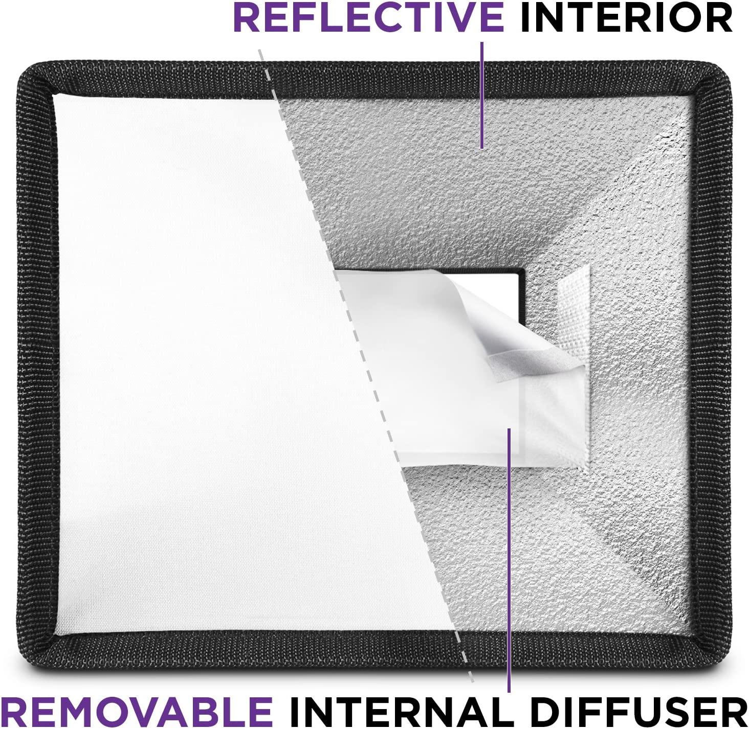 Altura Photo Flash Diffuser Light Softbox 6x5 - Universal Collapsible ...