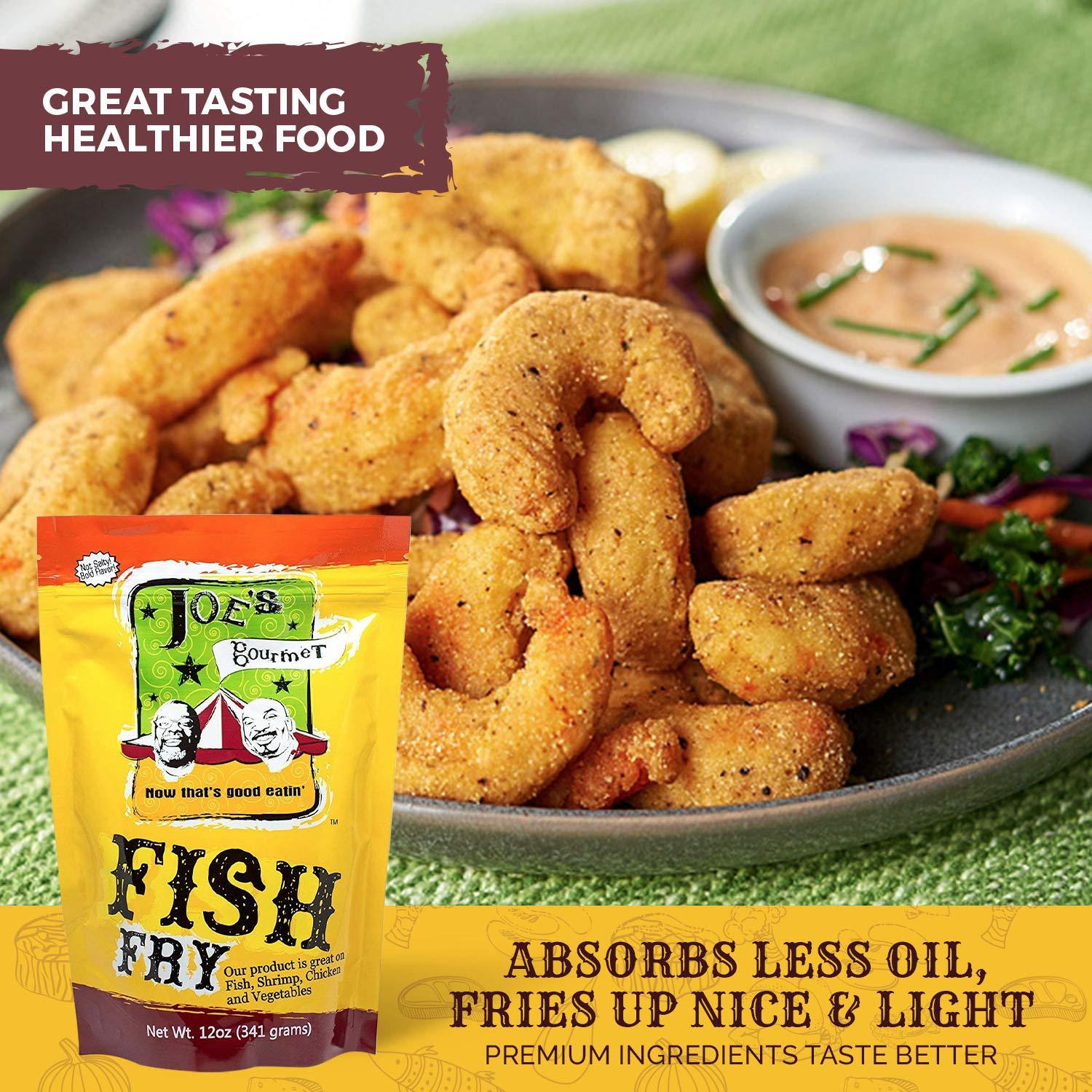 Joe's Gourmet Fish Fry Seafood Breading Mix As Seen on Shark Tank
