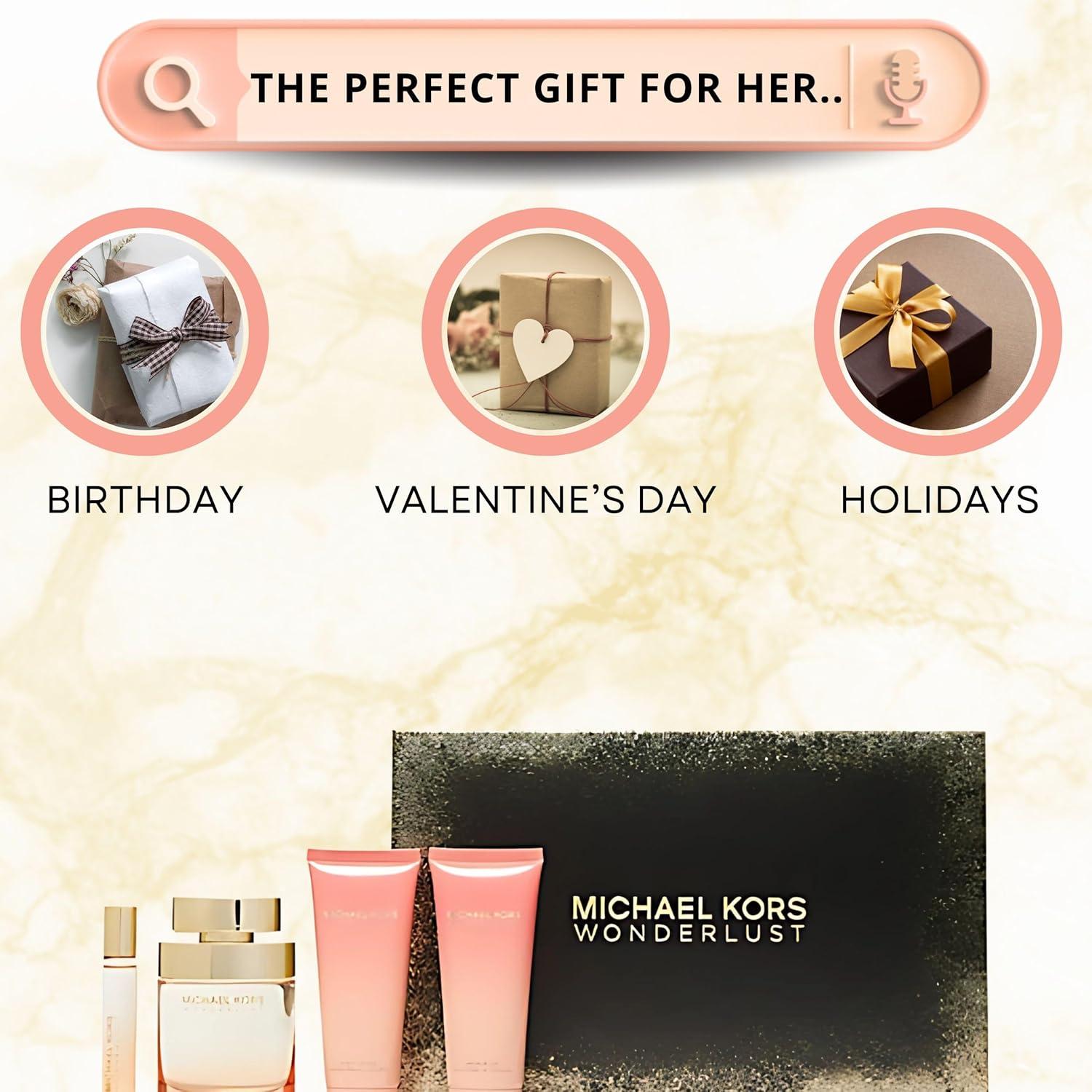 Michael Kors Wonderlust Perfume for Women 4 Piece Gift Set | Buy