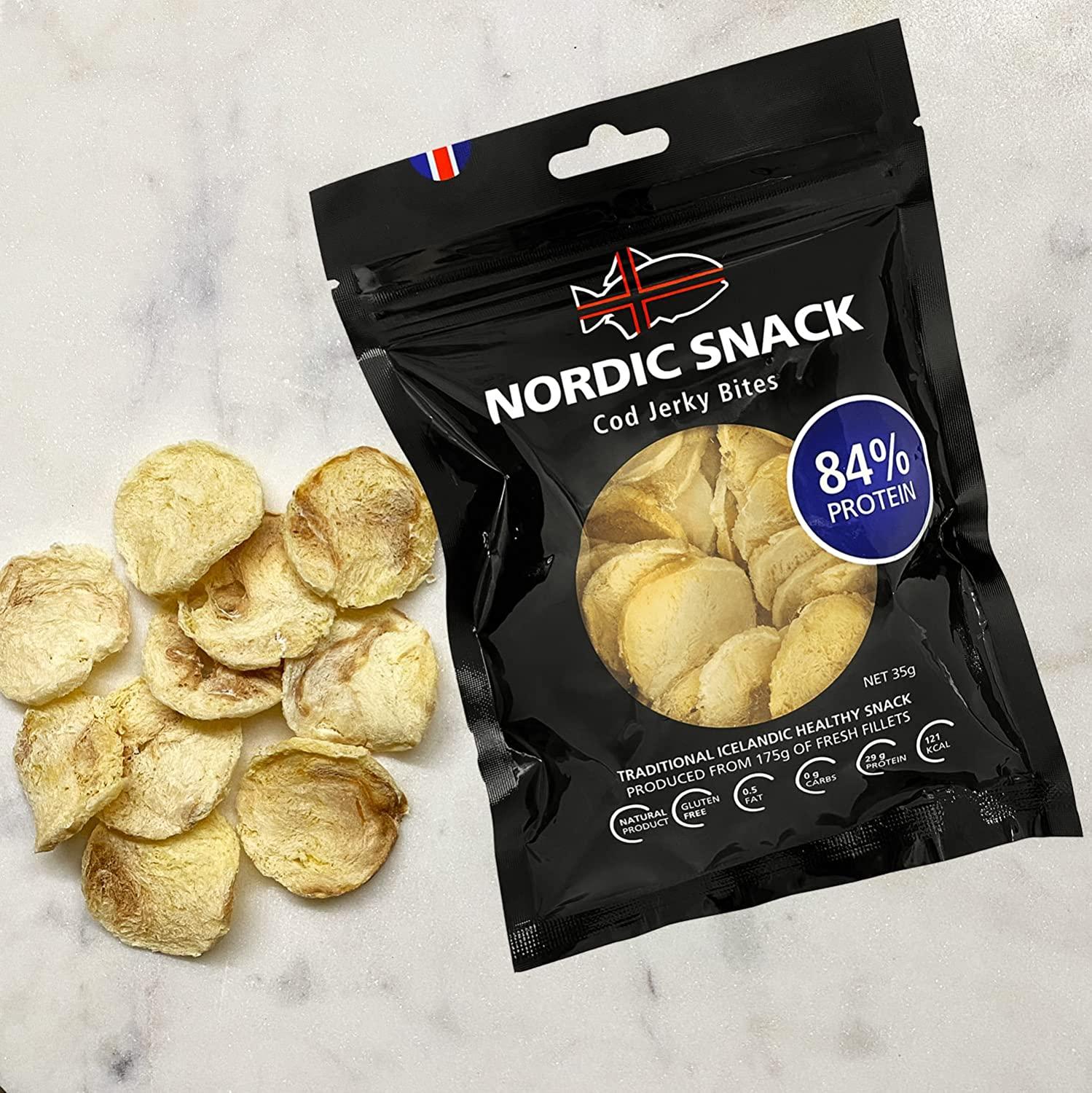 Wild Caught Freeze Dried Cod Bites (Hardfiskur) Fish Jerky | High ...