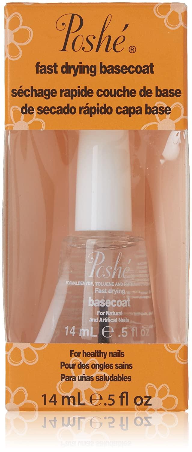 Poshe Fast Drying Base Coat, 0.5 Fluid Ounce