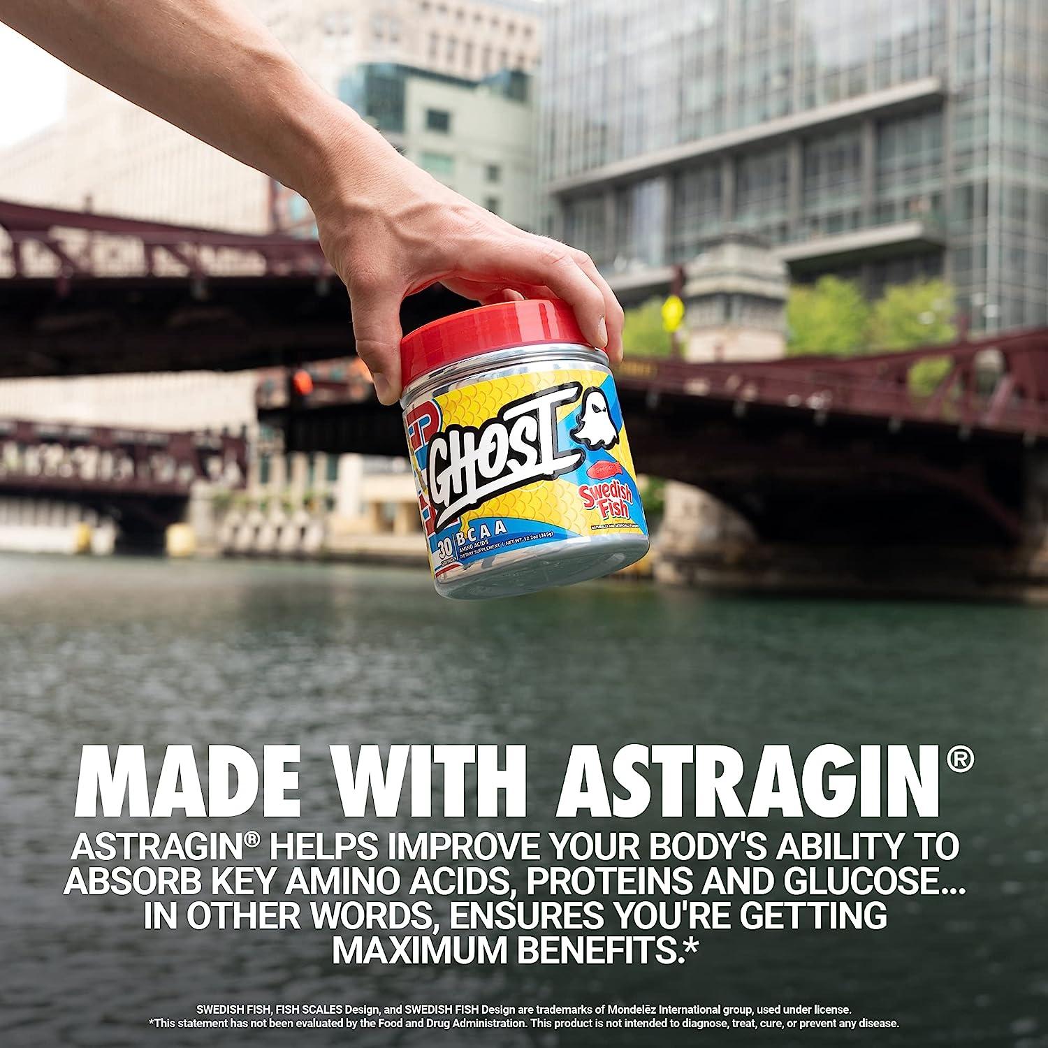 GHOST BCAA Amino Acids, Sour Patch Kids Watermelon 30 Servings