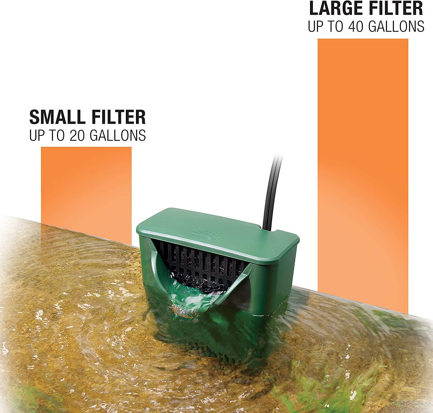 Zilla Aquatic Reptile Internal Filter 20 Gallons
